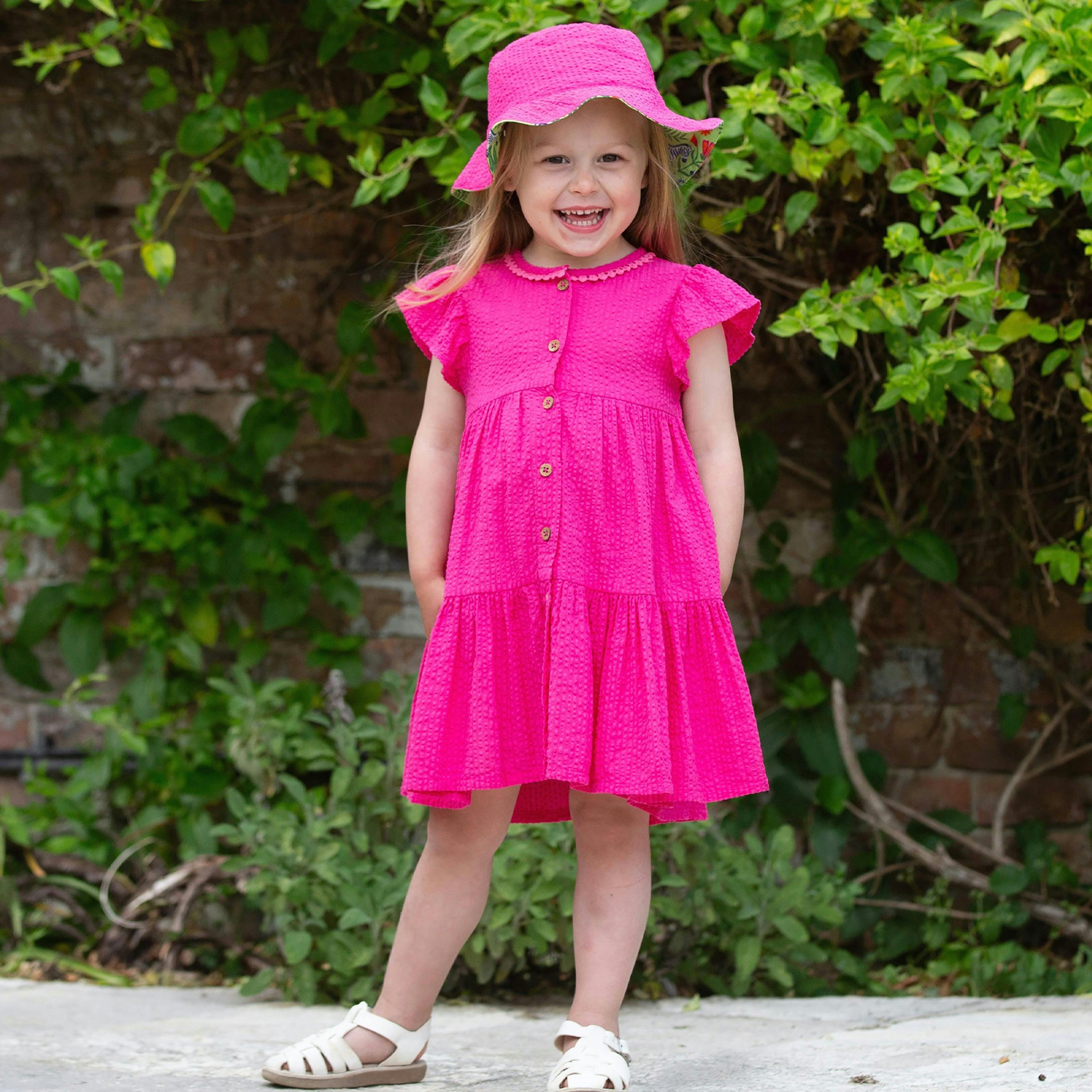 Kids Organic Dazzle Sun Hat , view 3 of 5