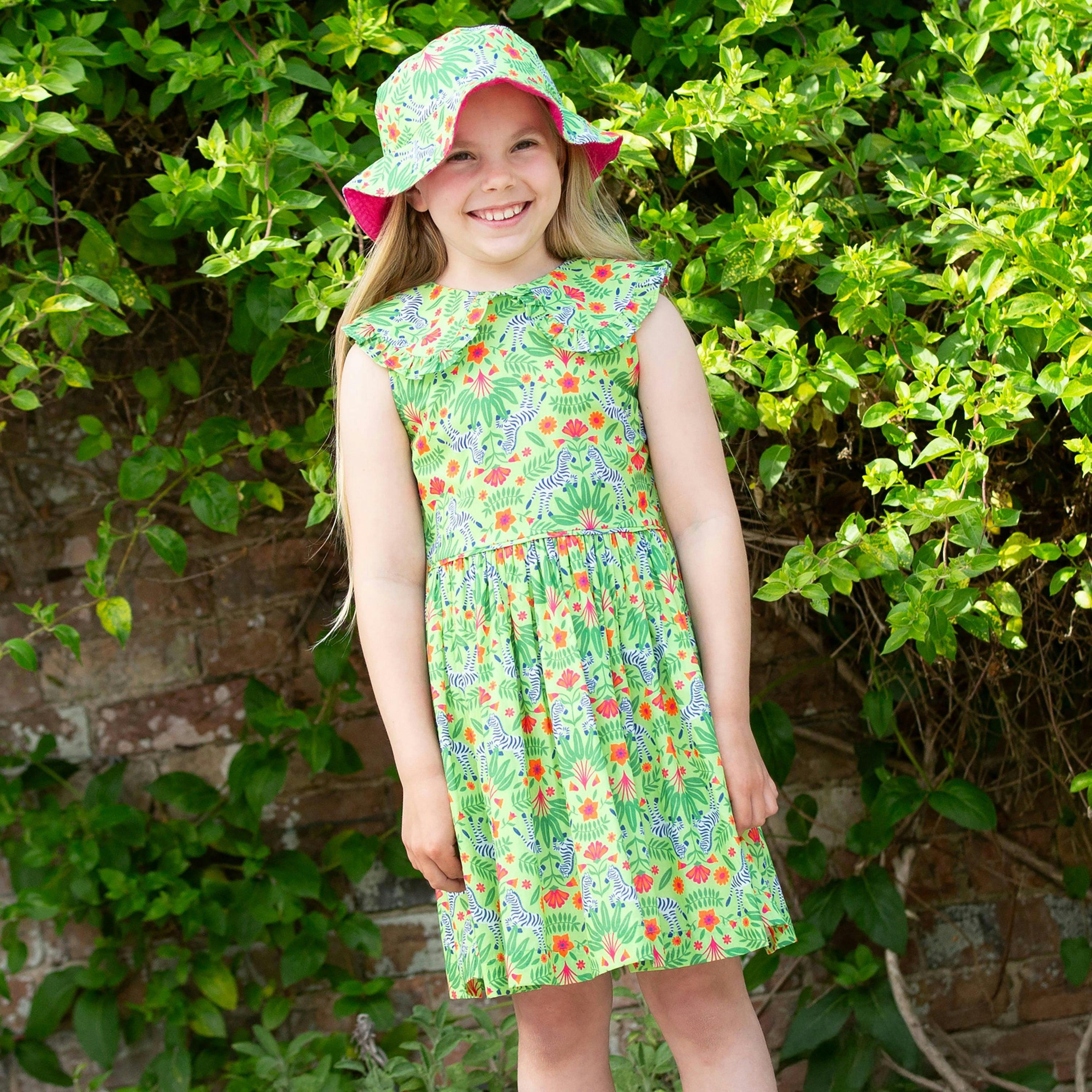 Kids Organic Dazzle Sun Hat , view 4 of 5