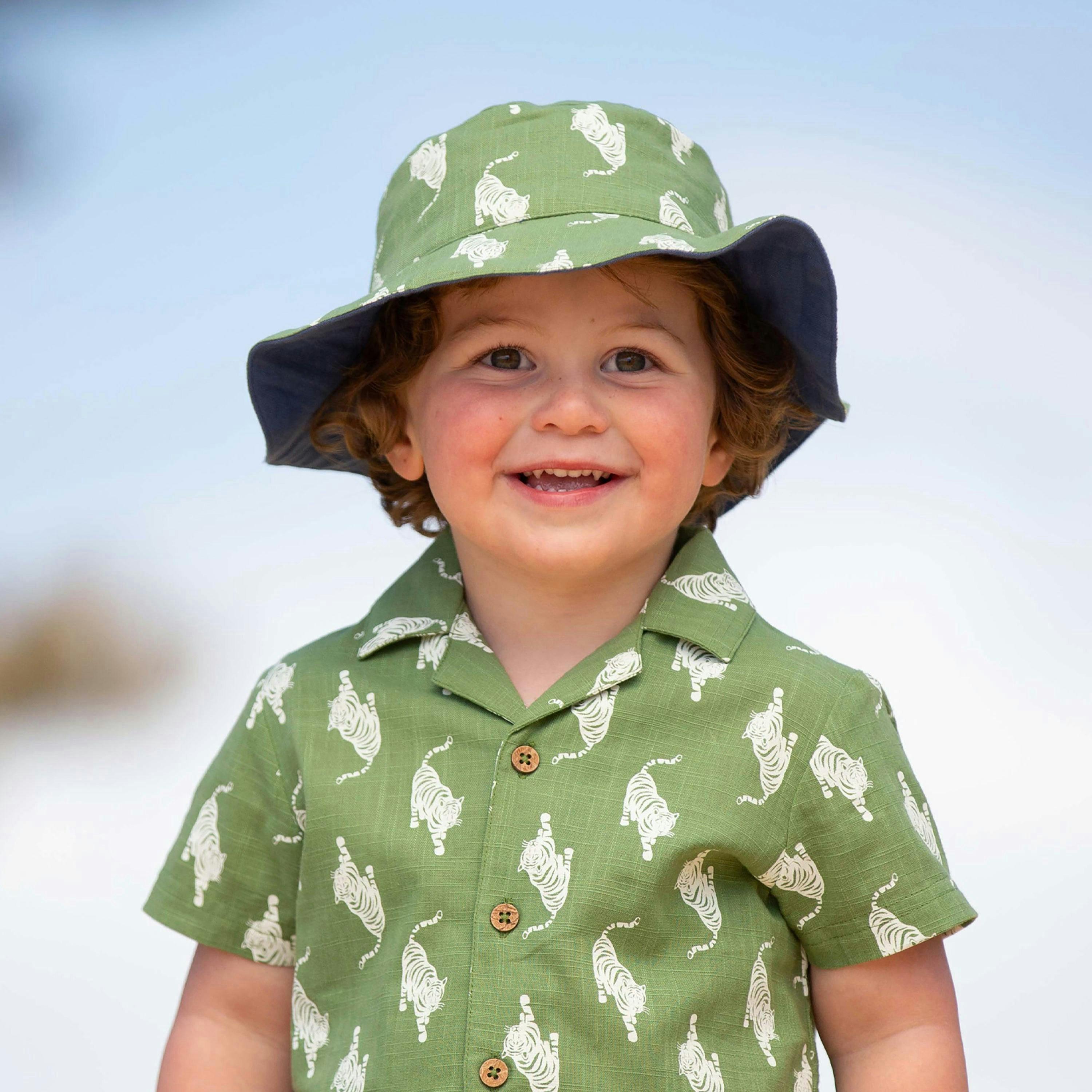 Kids Organic Stay Wild Sun Hat , view 2 of 5