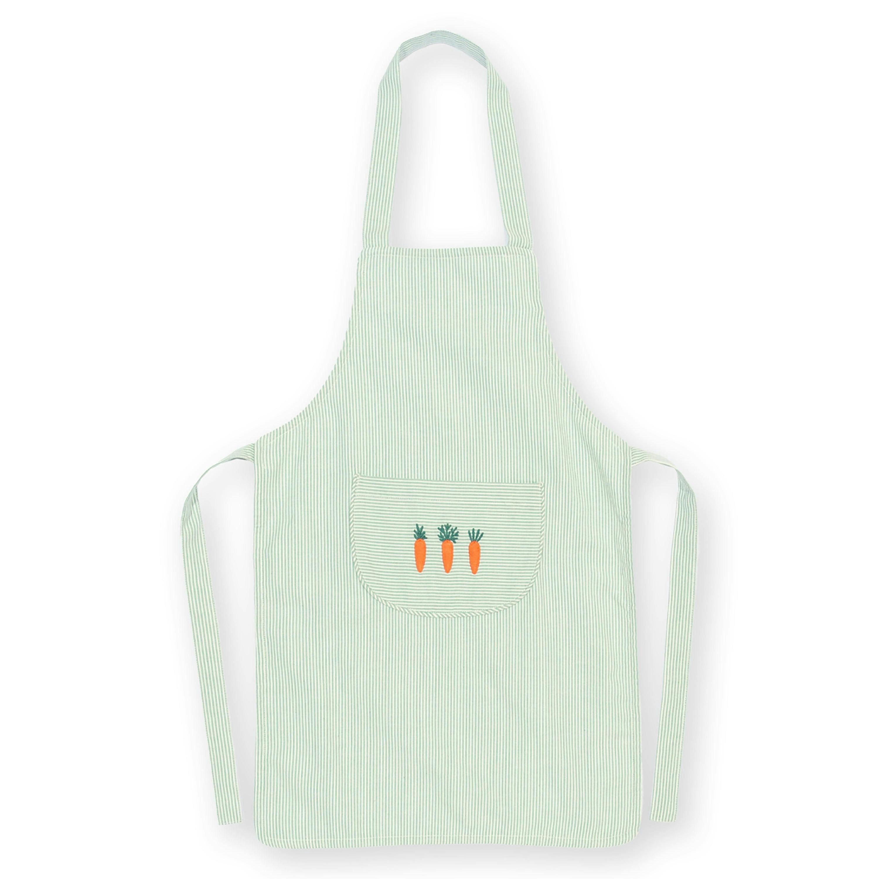 Kids Happy Carrot Organic Apron , view 1 of 3