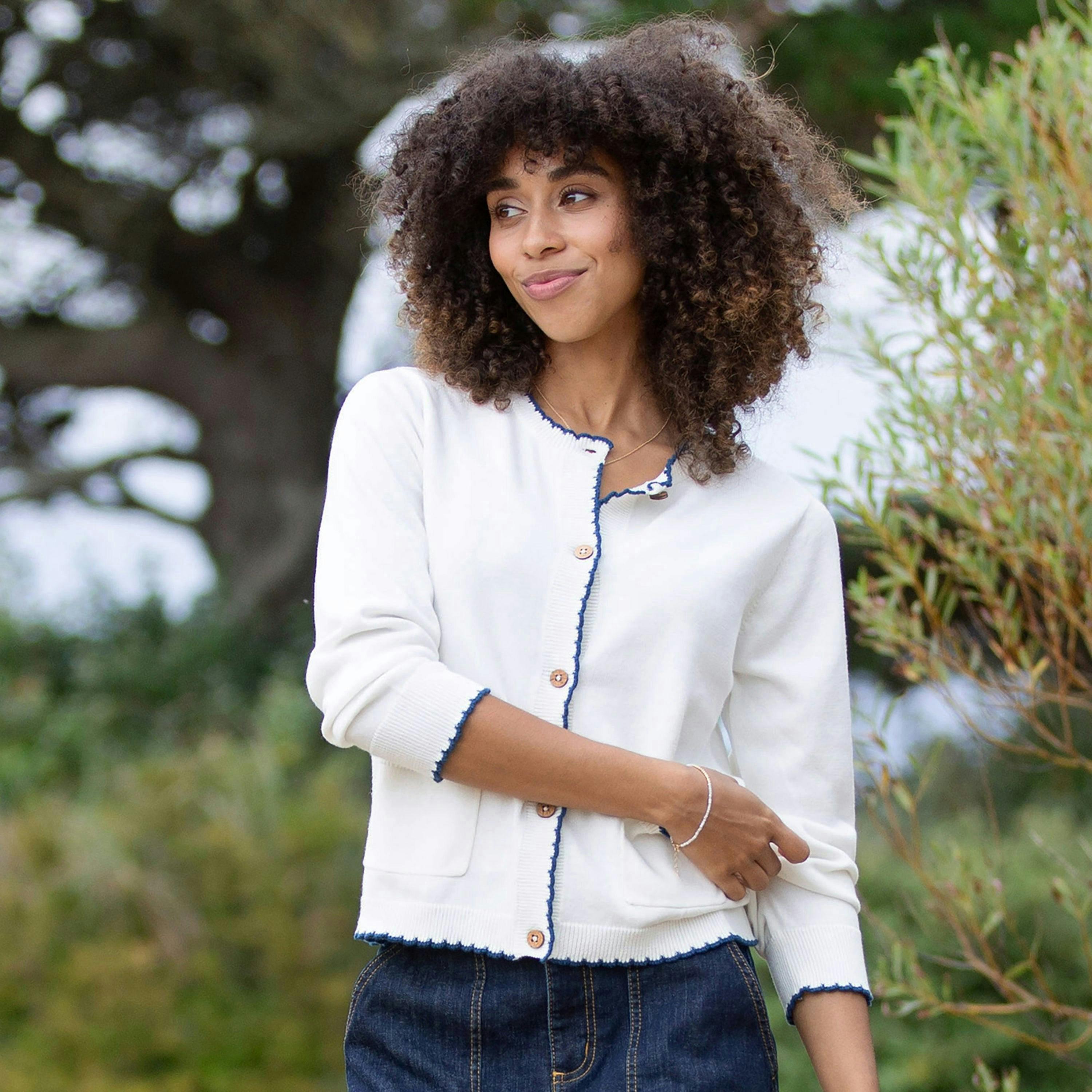Stratton Organic Knit Cardigan , view 1 of 3