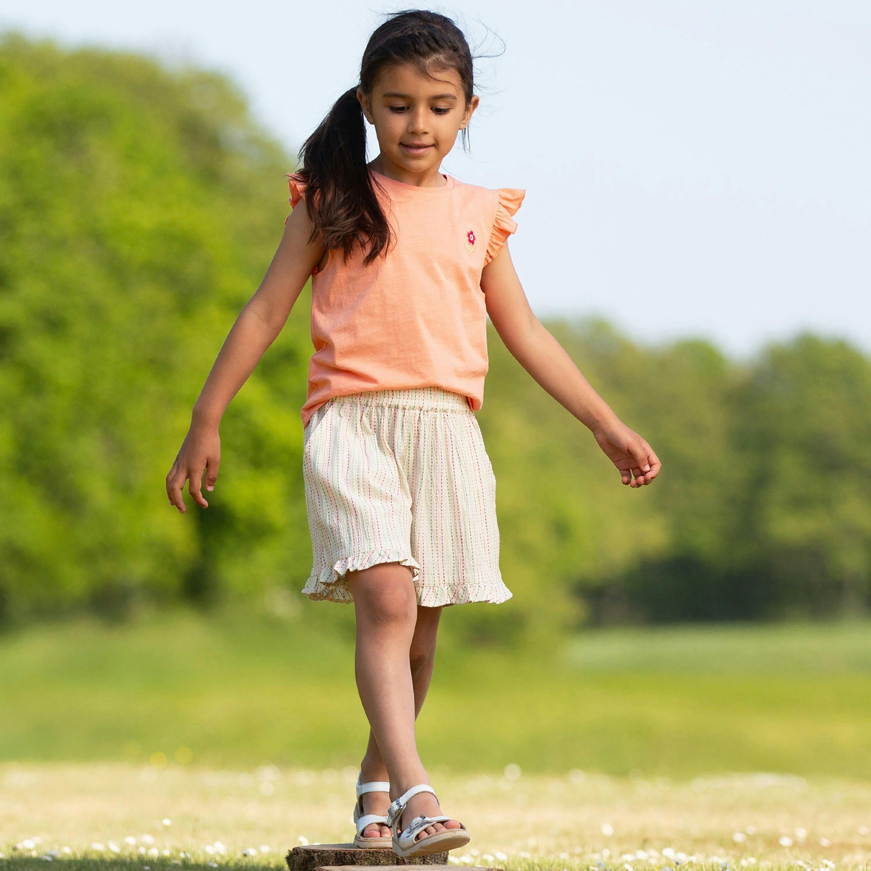 Kids Organic Easy On Culottes Special Stripe , view 2 of 4