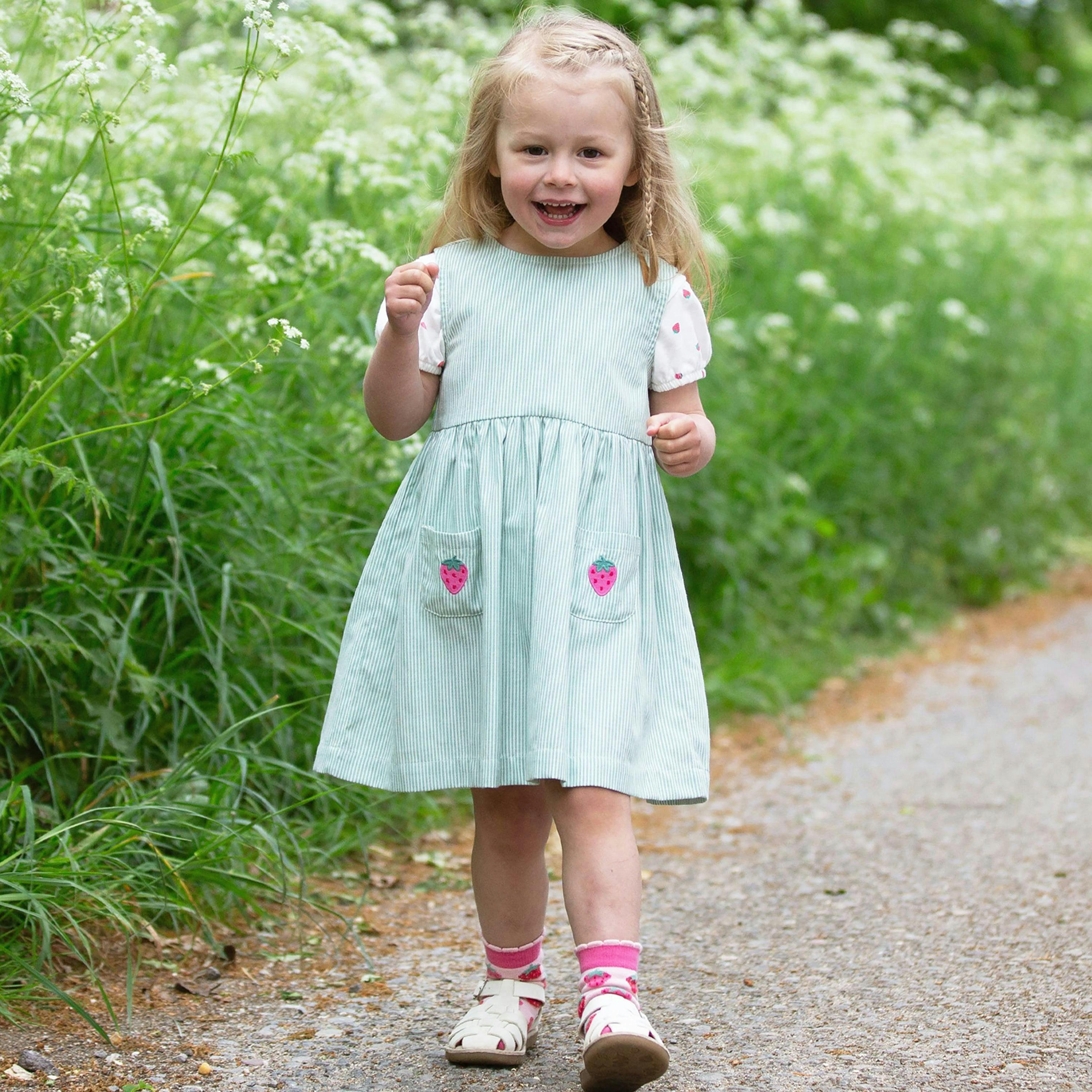 Kids Organic Berry Dress , view 2 of 4