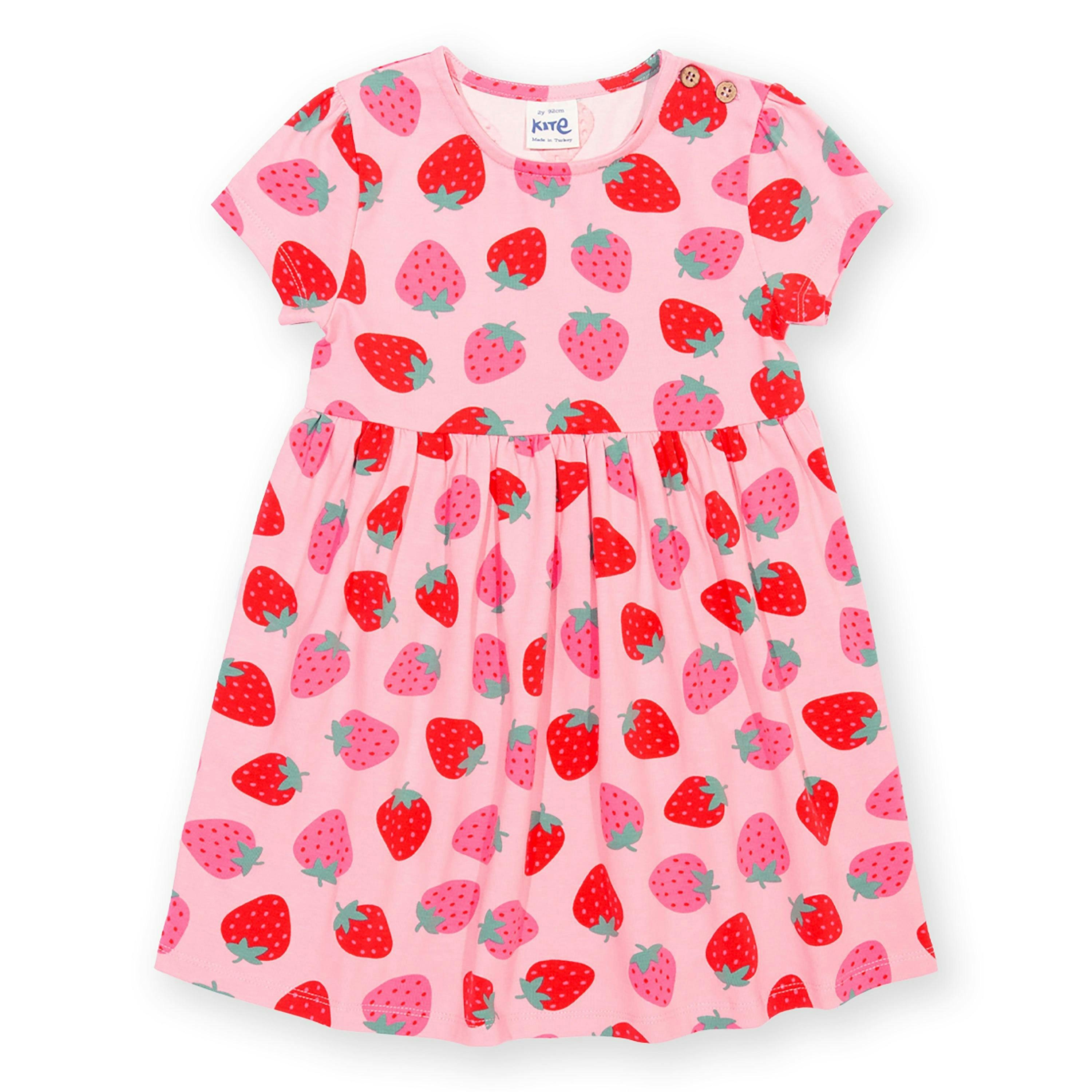 Kids Berry Brave Organic Dress , view 1 of 3