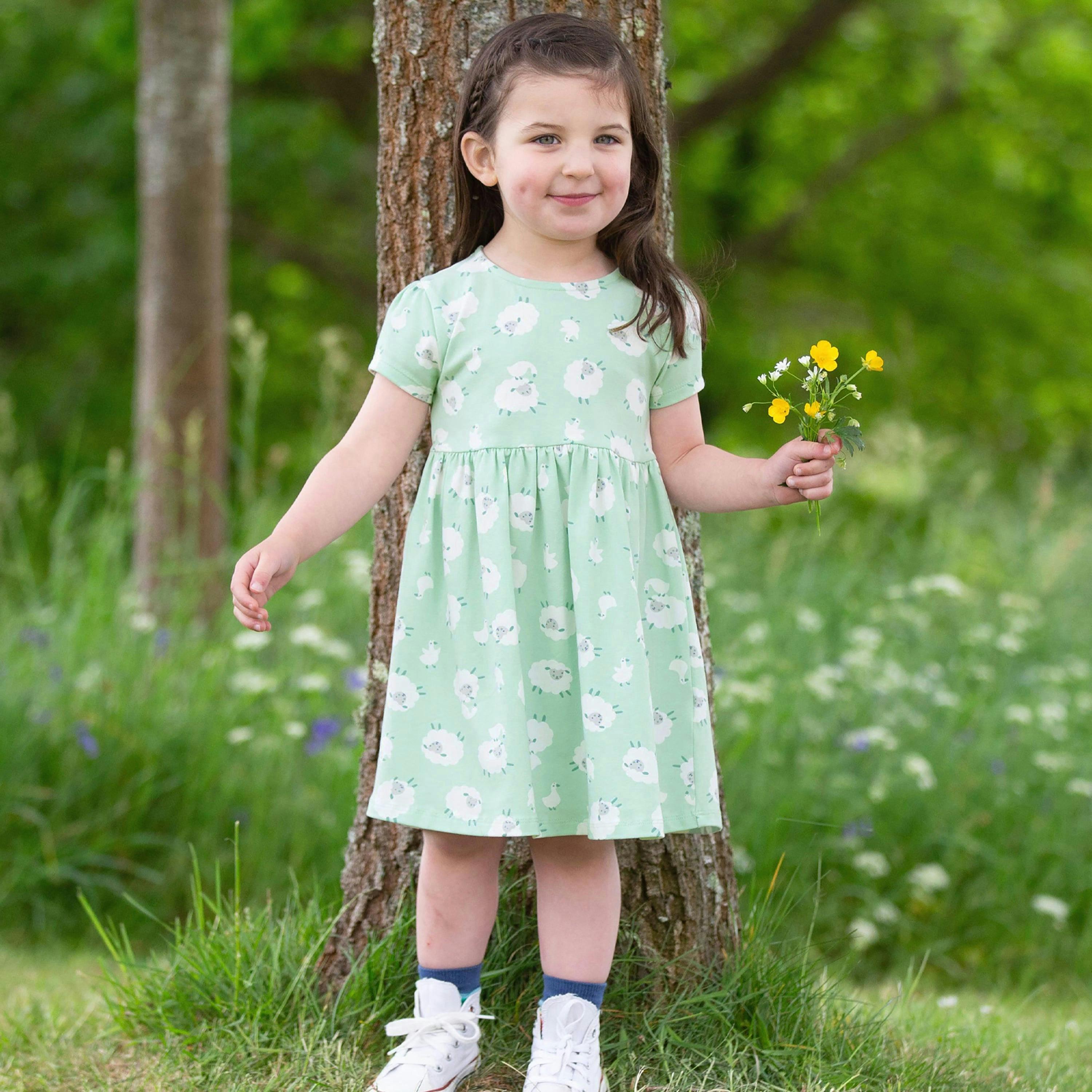 Kids Organic Baa Baa Quack Dress , view 2 of 4