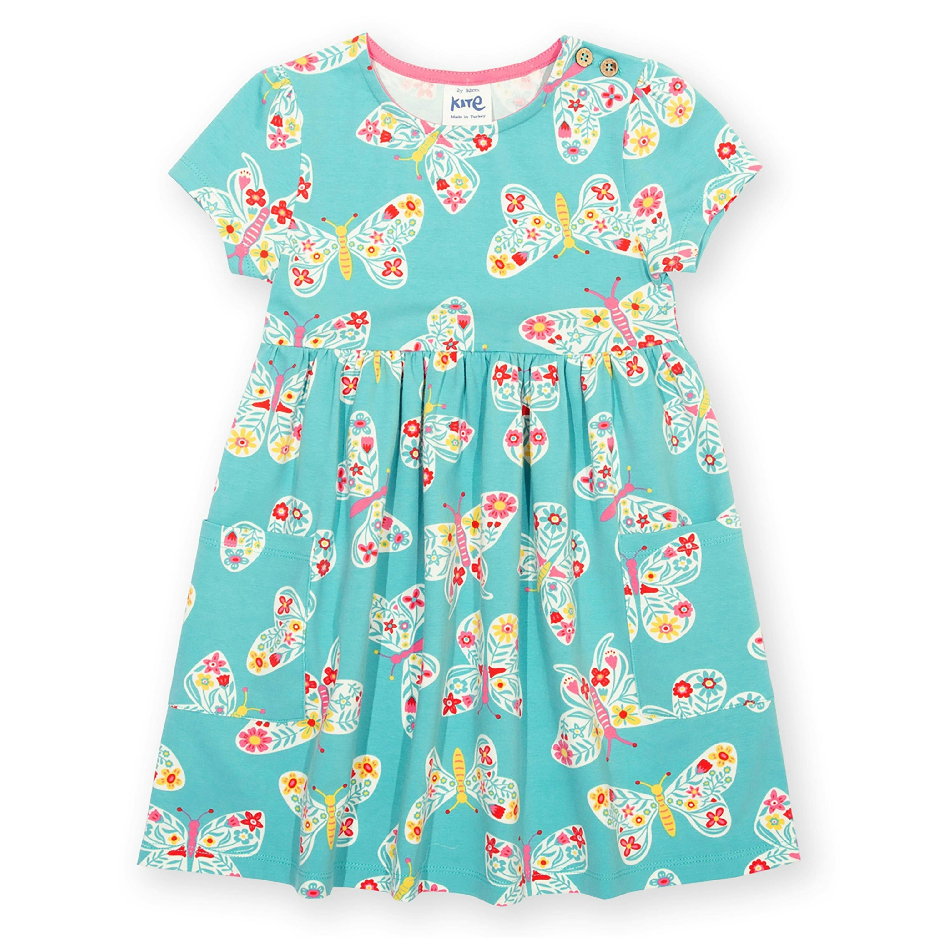 Kids Flutterby Organic Dress , view 1 of 3