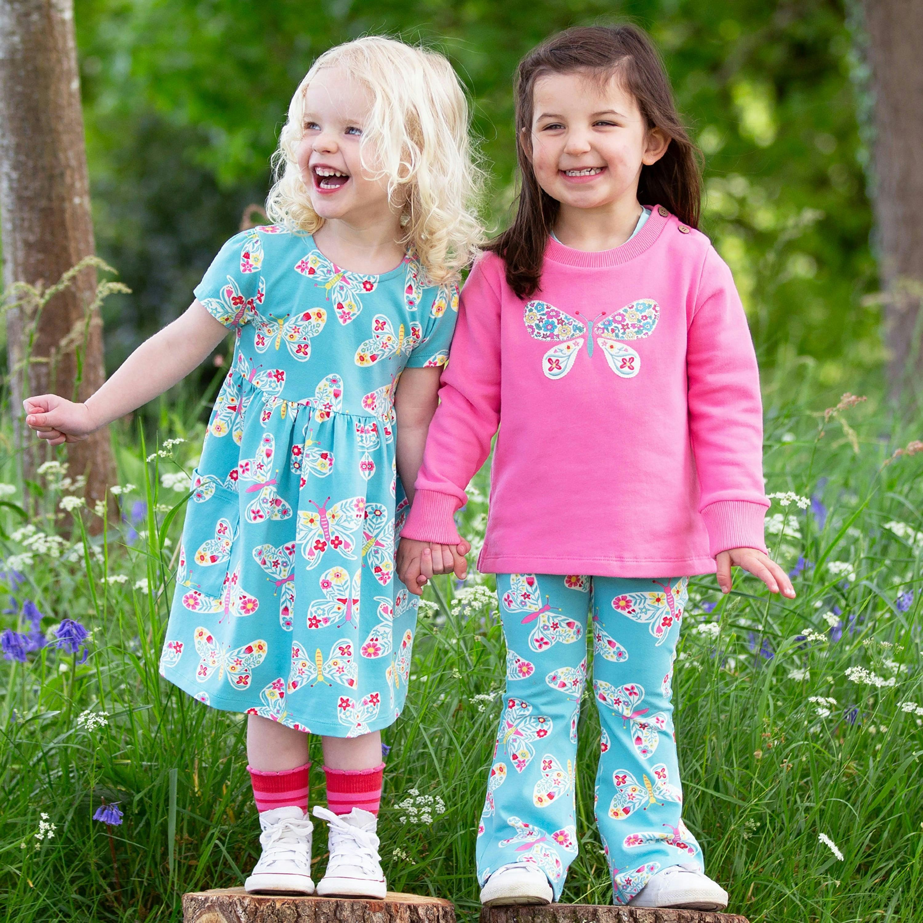 Kids Organic Flutterby Dress , view 4 of 6