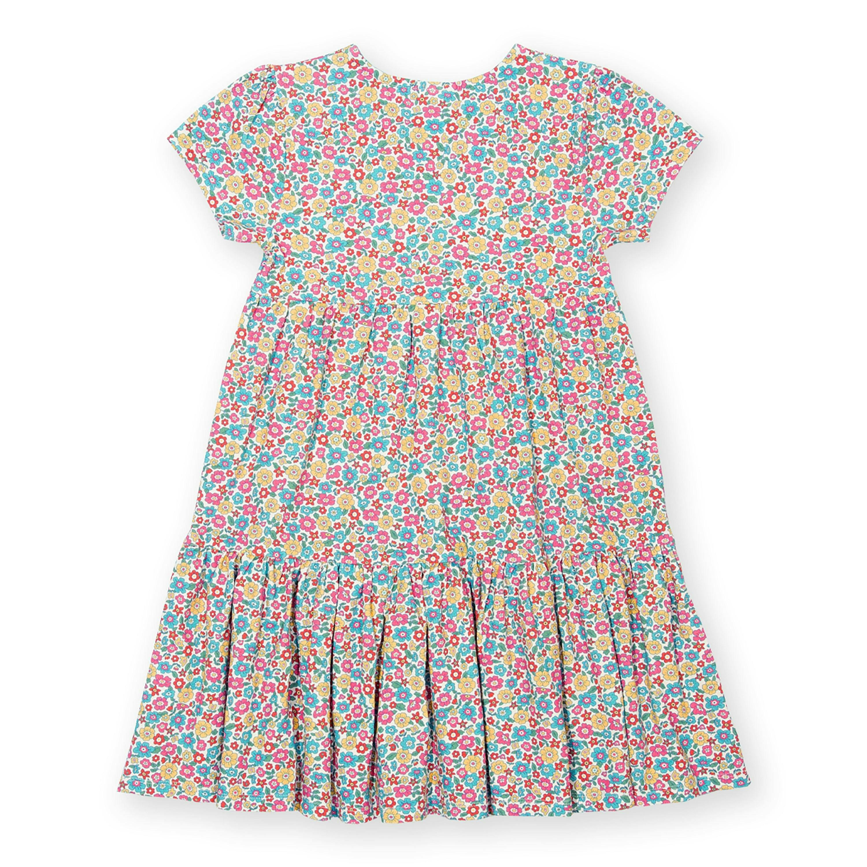 Kids Organic Born To Bloom Dress , view 6 of 6