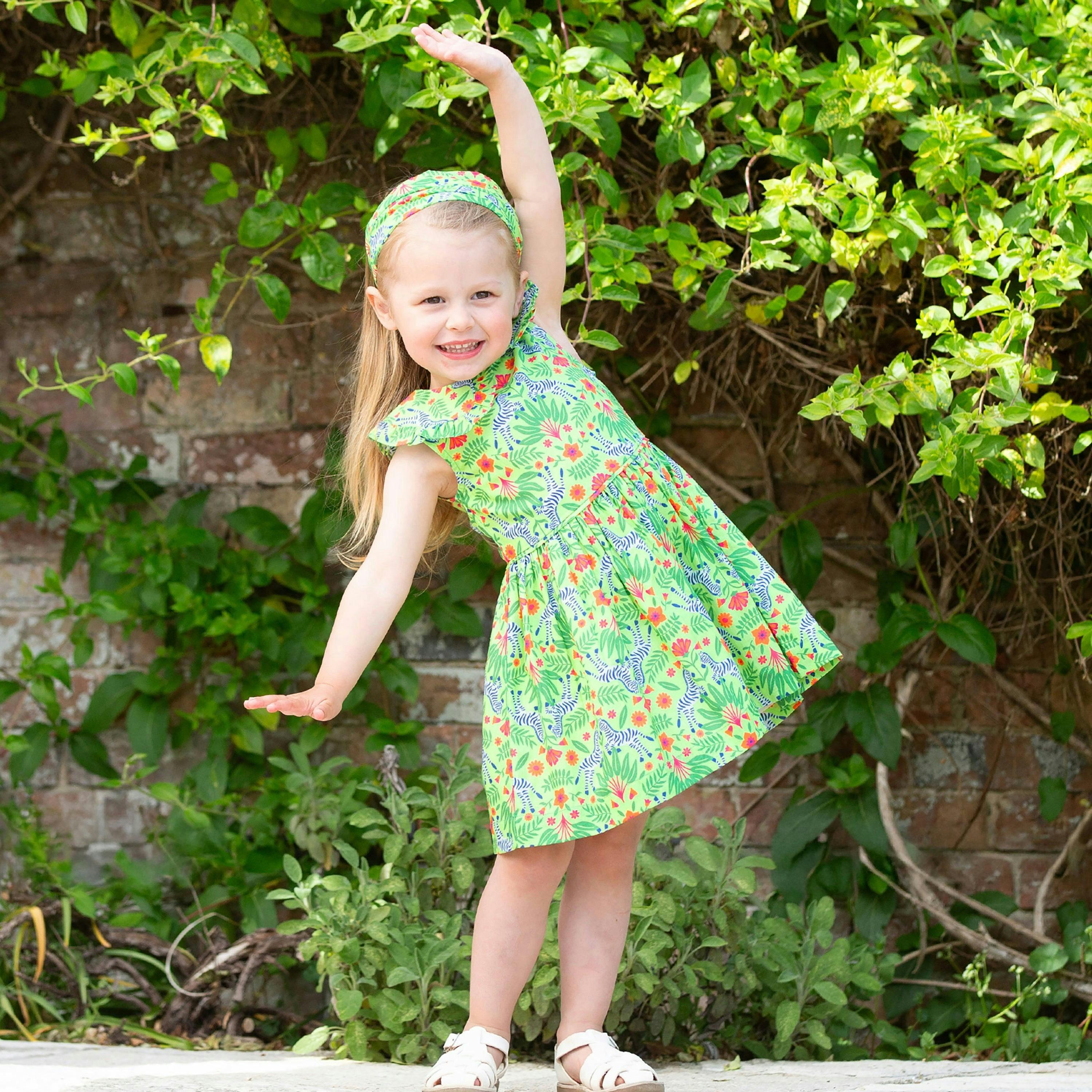 Kids Organic Dazzle Dress , view 3 of 5