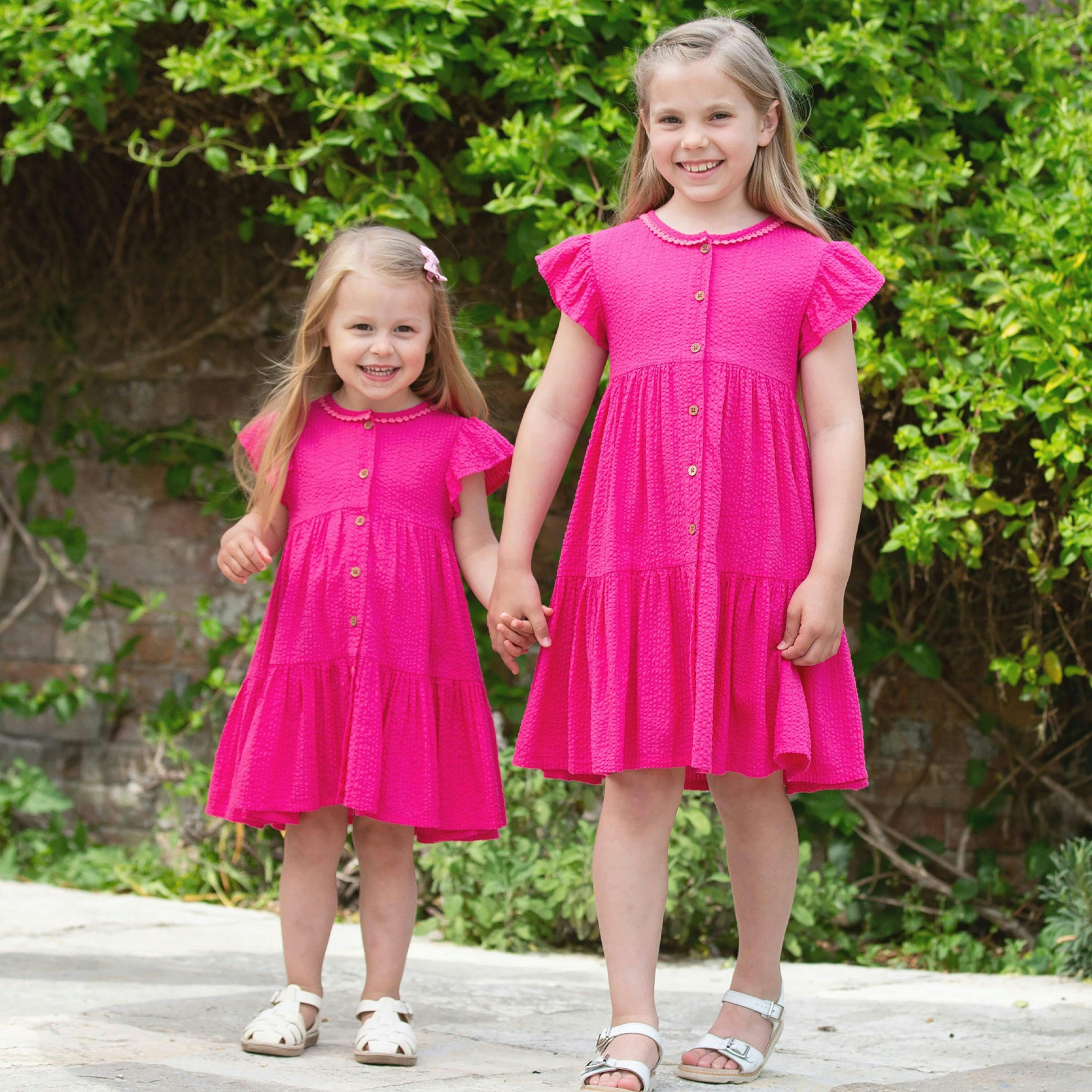 Kids Organic Waterfall Dress , view 4 of 5