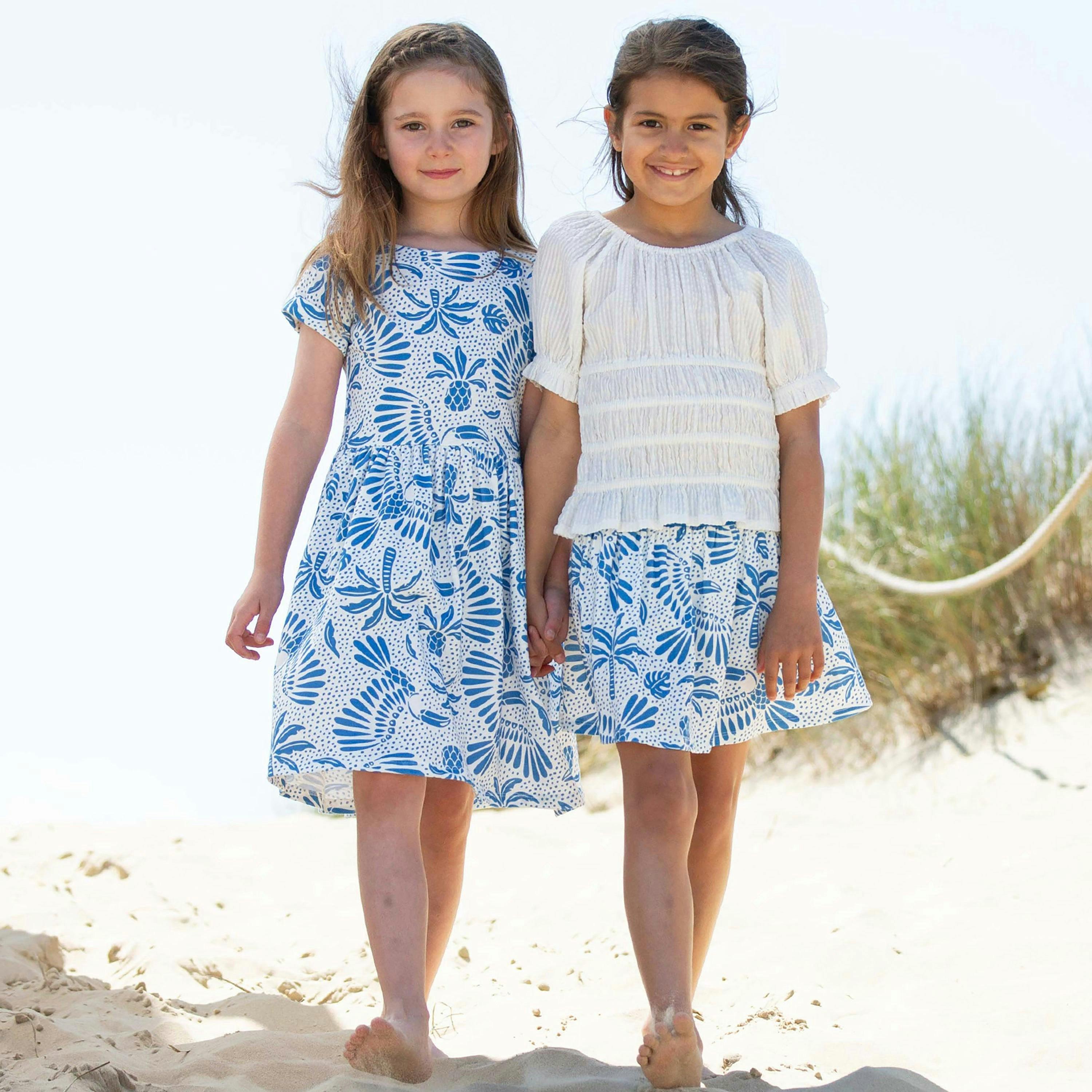 Kids Organic Toucan Do It Dress , view 4 of 5