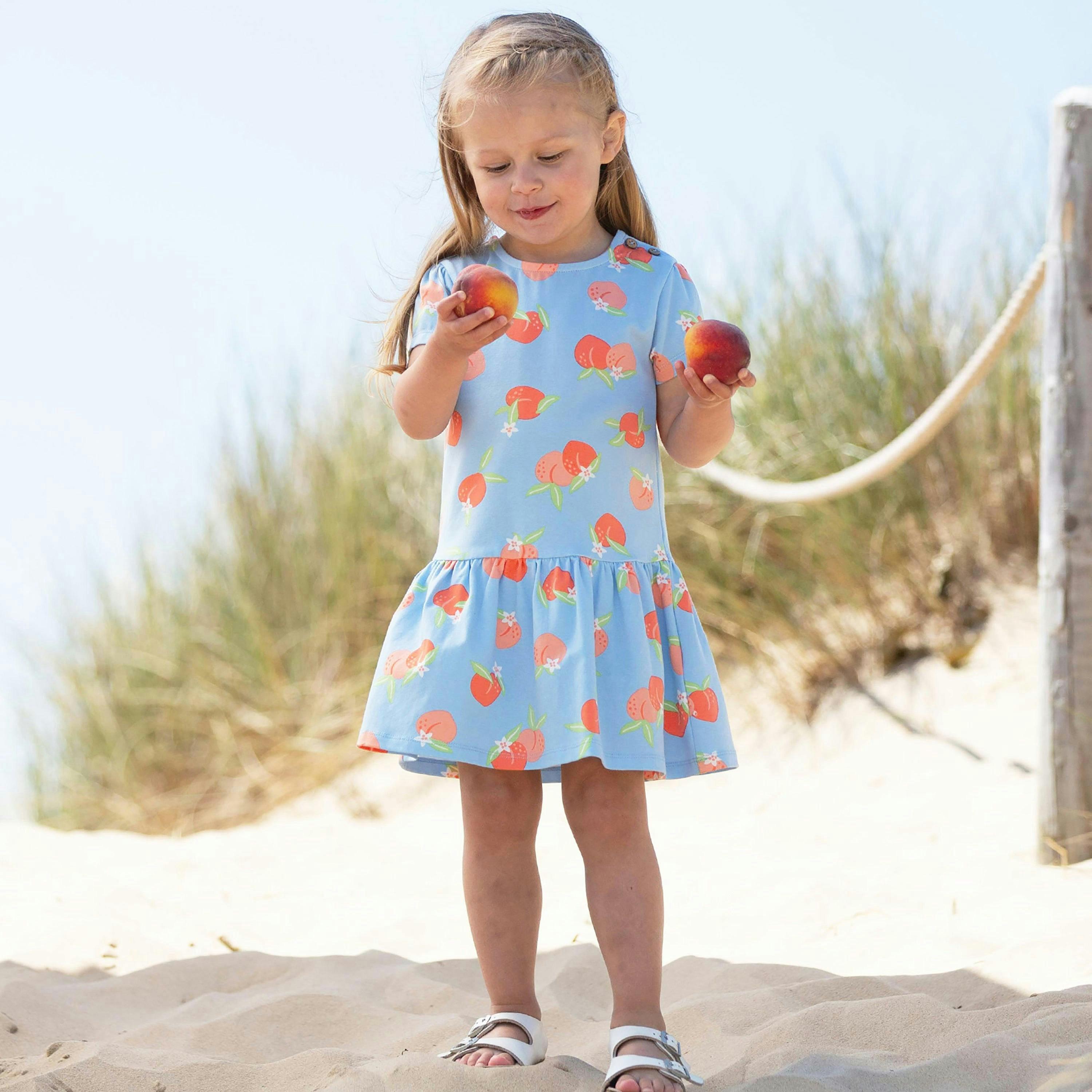 Kids Organic Life's A Peach Dress , view 2 of 6