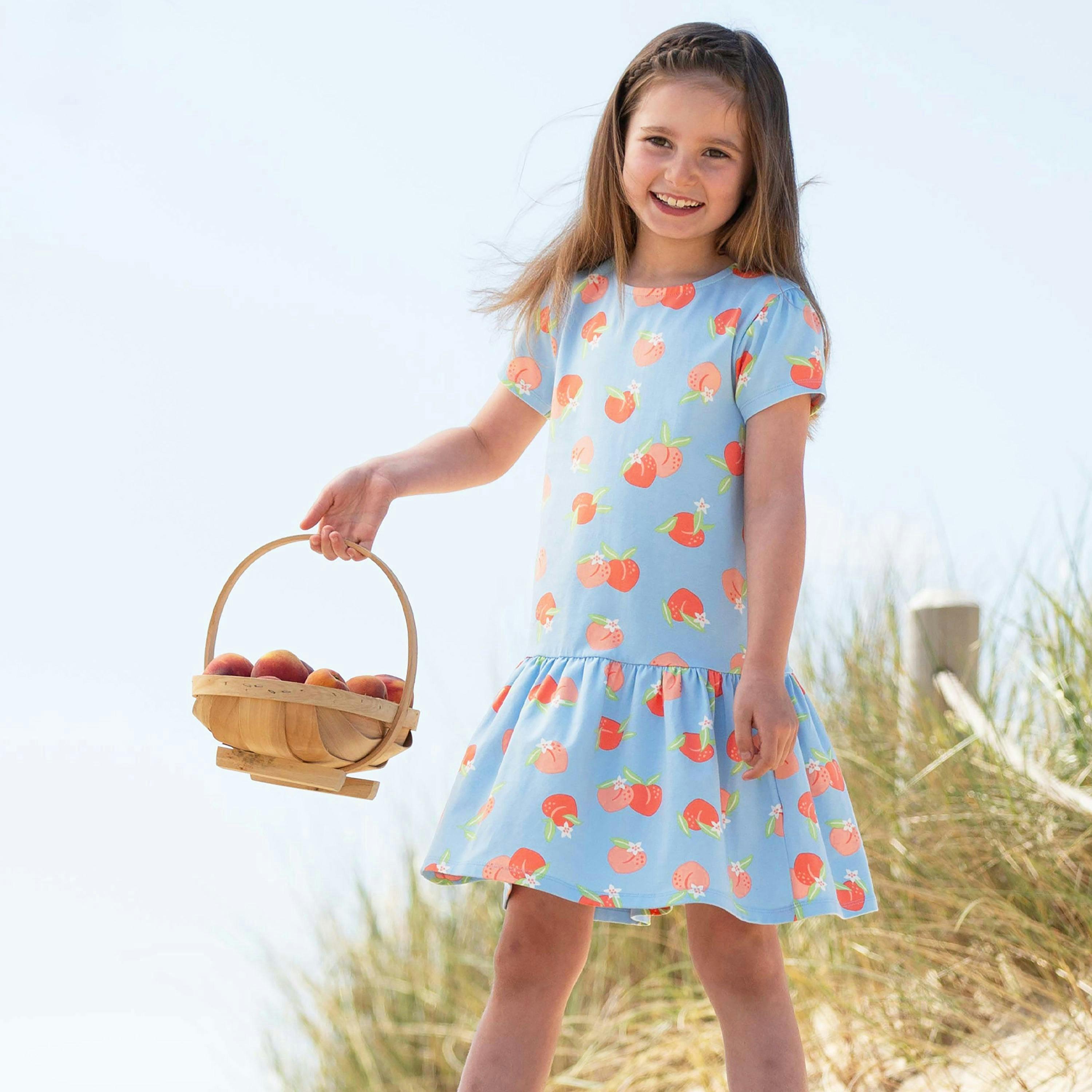 Kids Organic Life's A Peach Dress , view 3 of 6