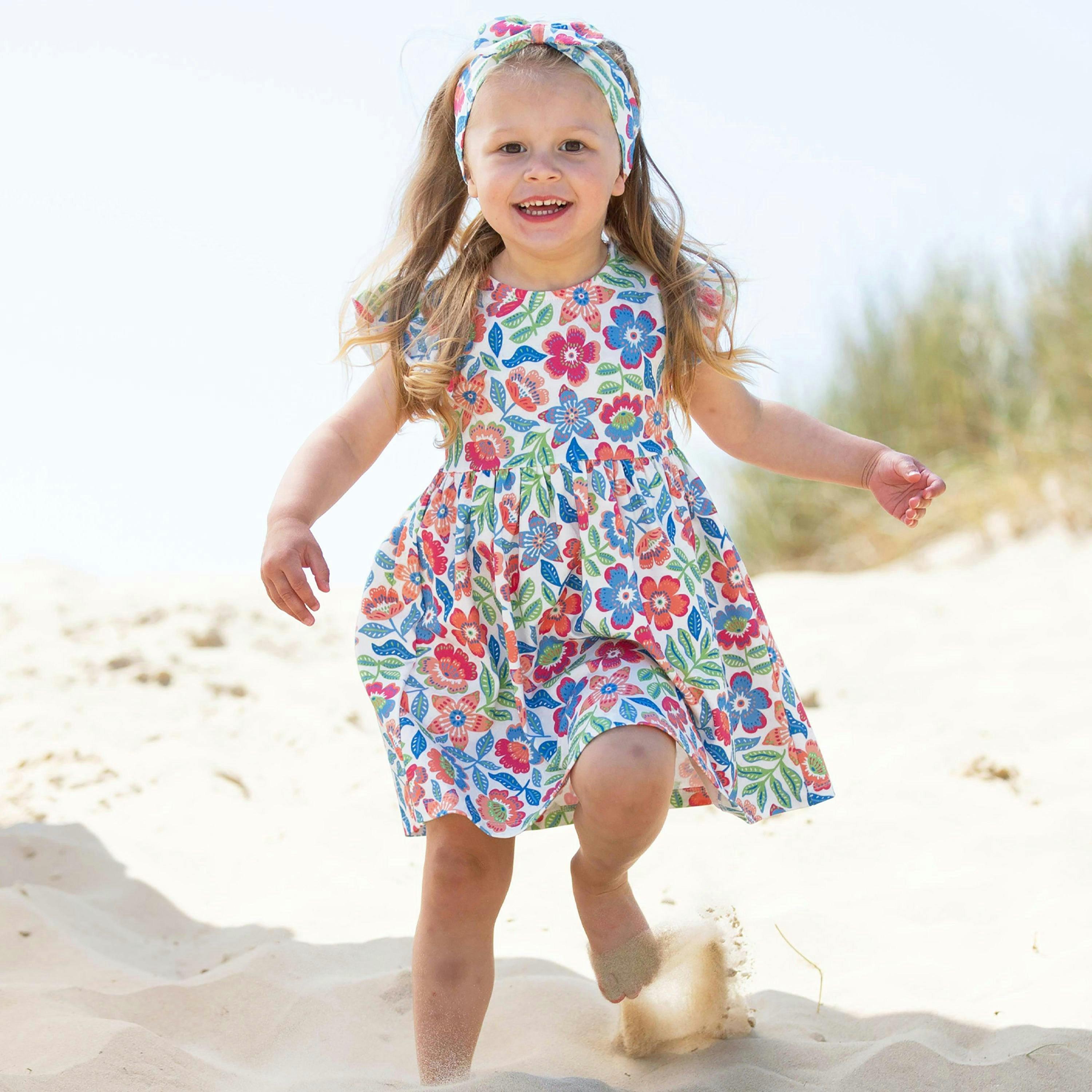Kids Organic Tropicarnival Dress , view 2 of 6