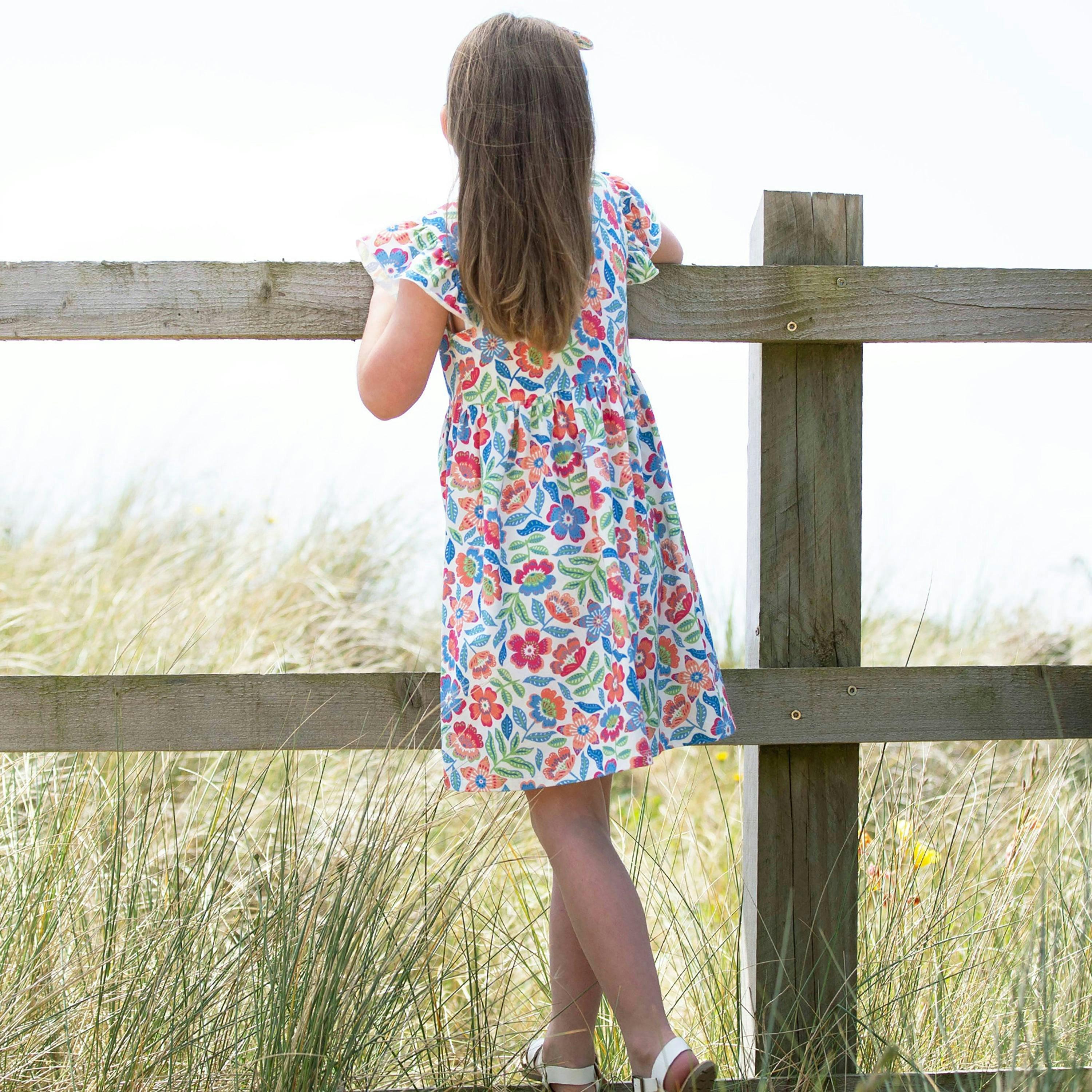 Kids Organic Tropicarnival Dress , view 4 of 6