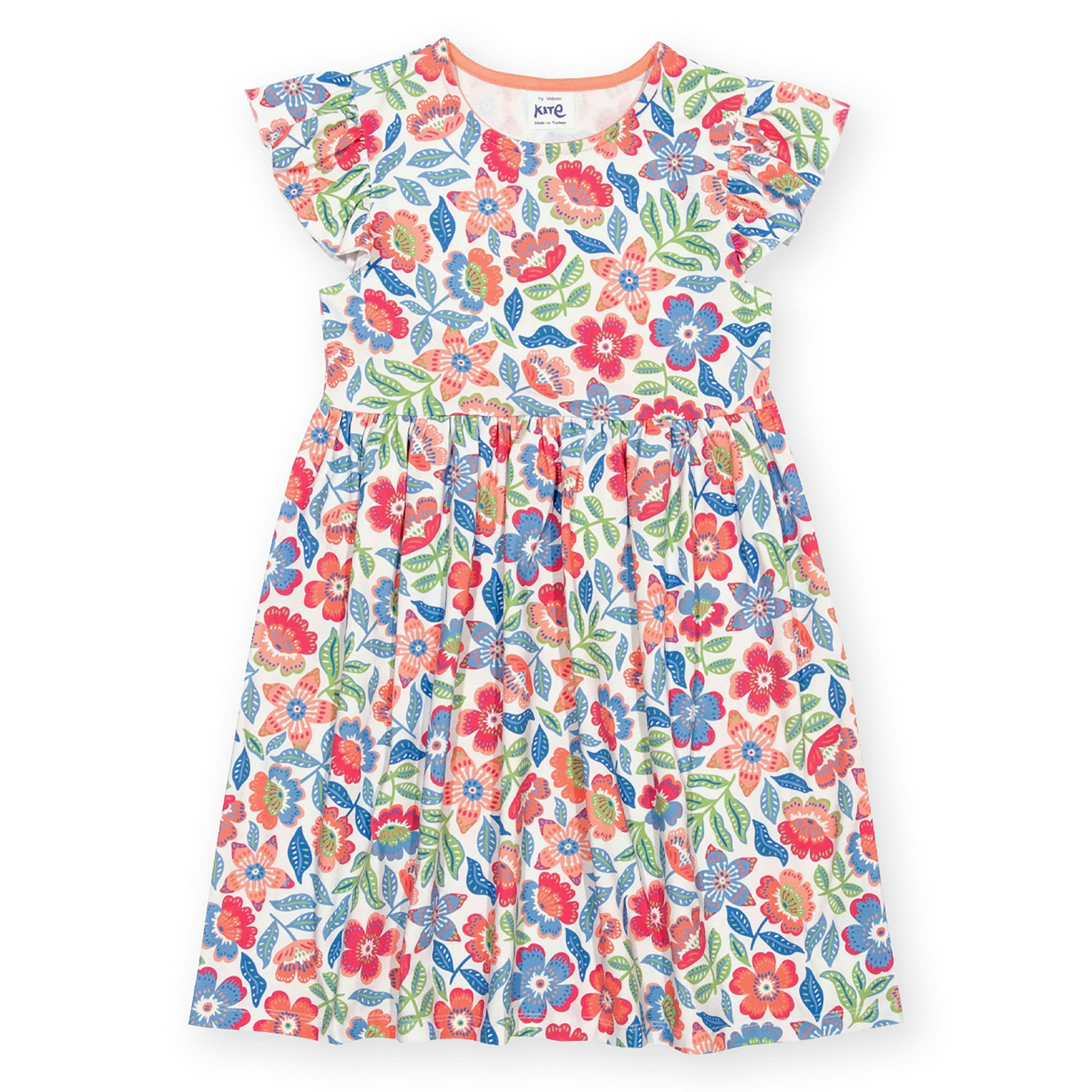Kids Organic Tropicarnival Dress , view 5 of 6