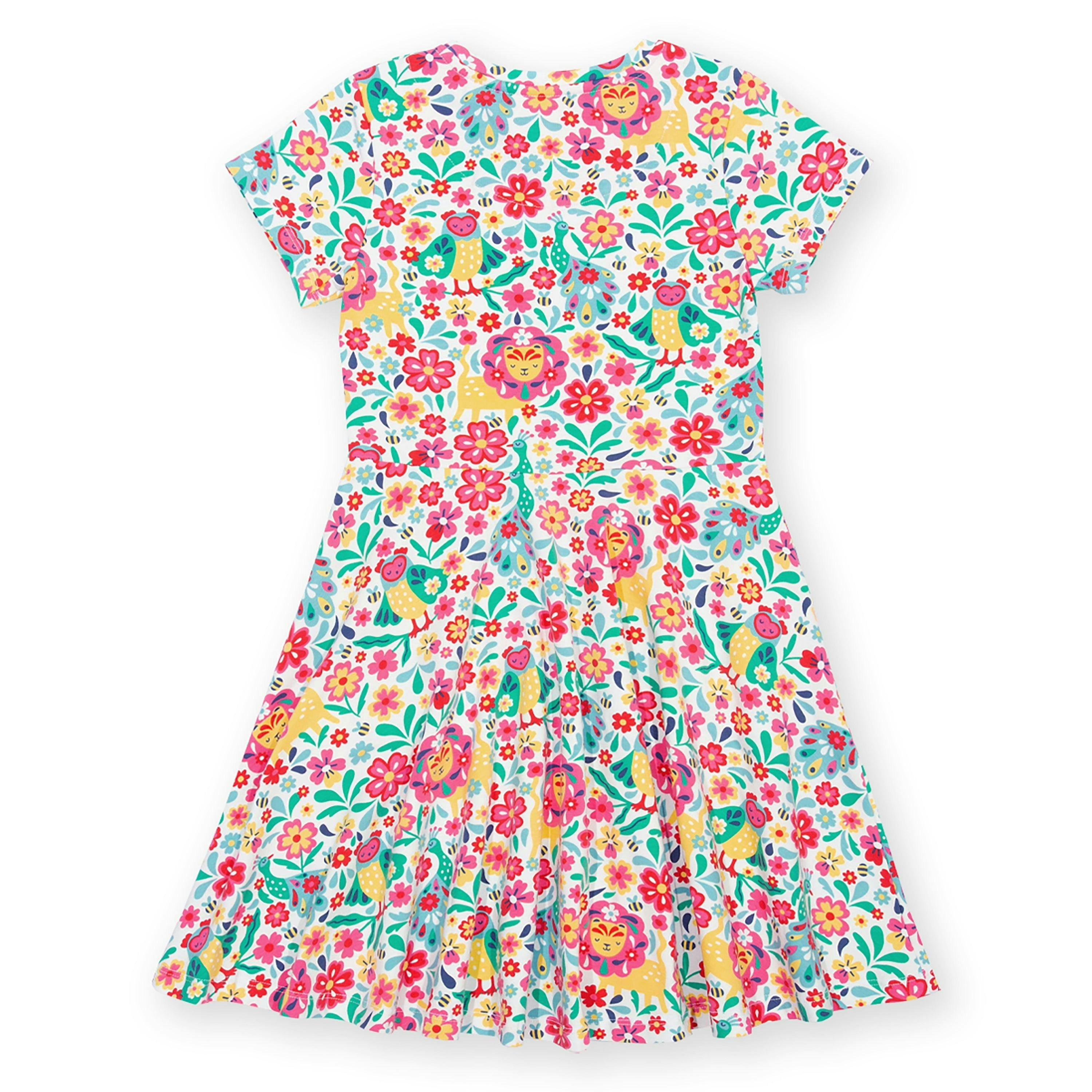 Kids Organic Growing Brave Skater Dress , view 4 of 4