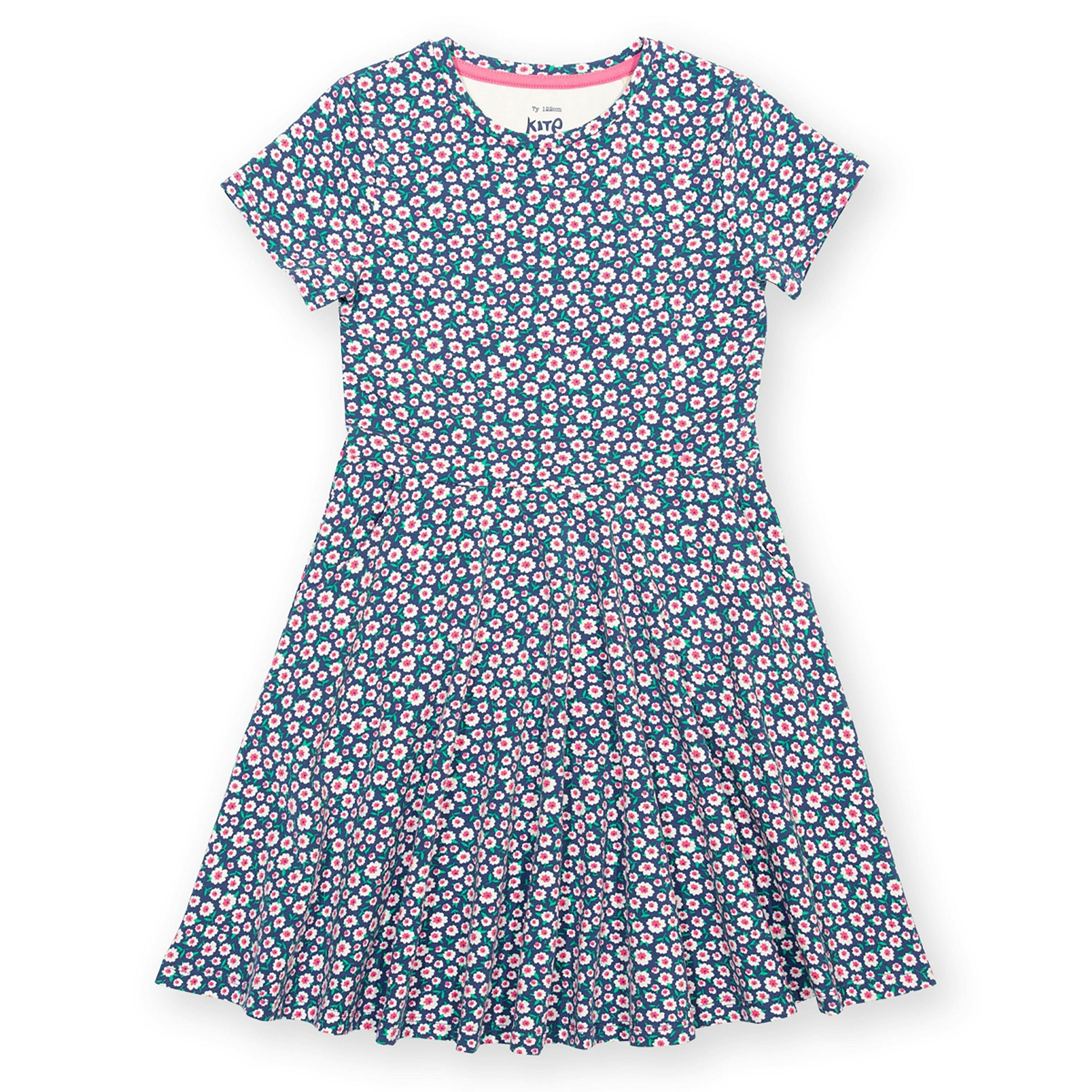 Kids Little Blossom Organic Skater Dress , view 1 of 3
