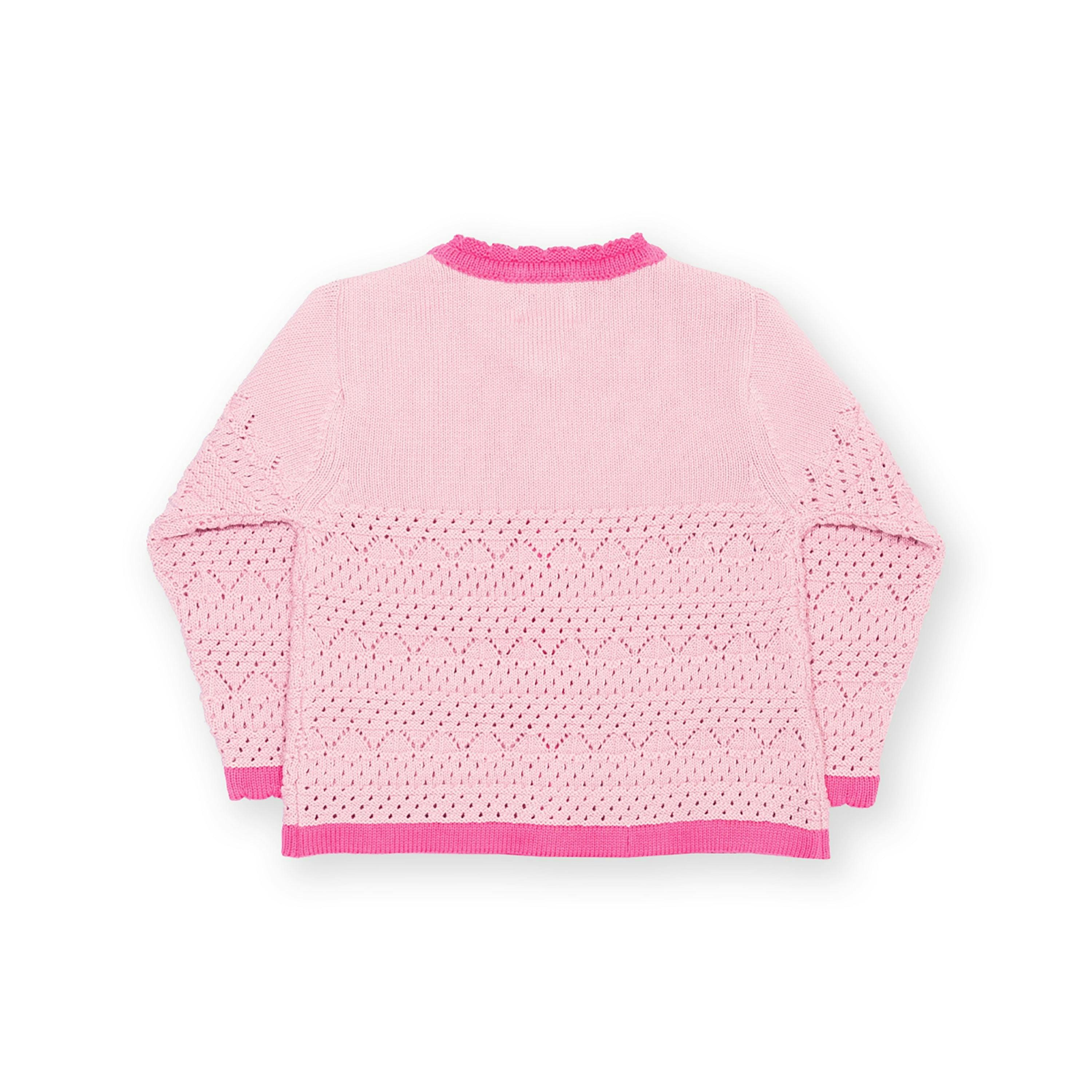 Kids Organic Berry Cardi , view 5 of 5