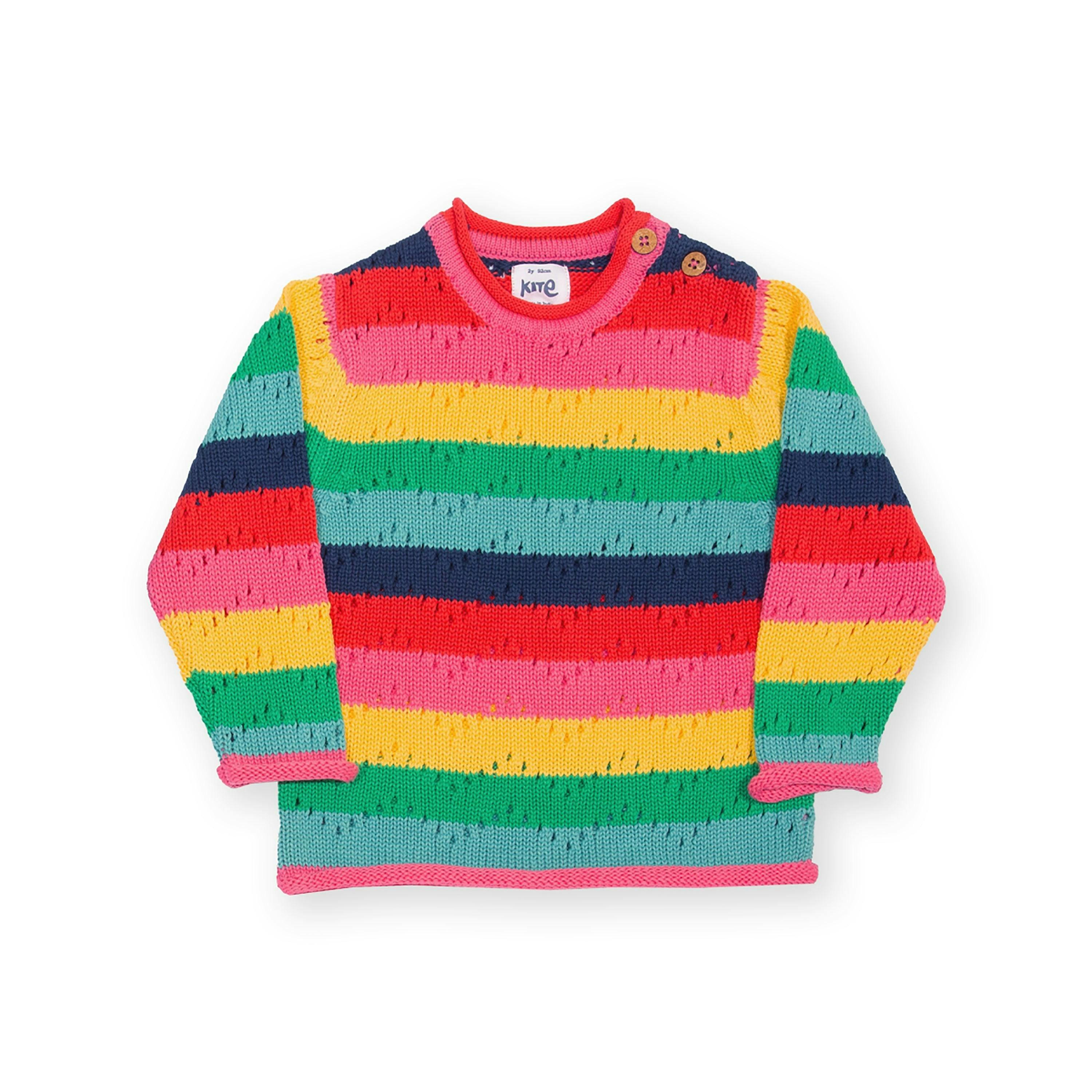 Kids Rainbow Organic Jumper , view 1 of 3