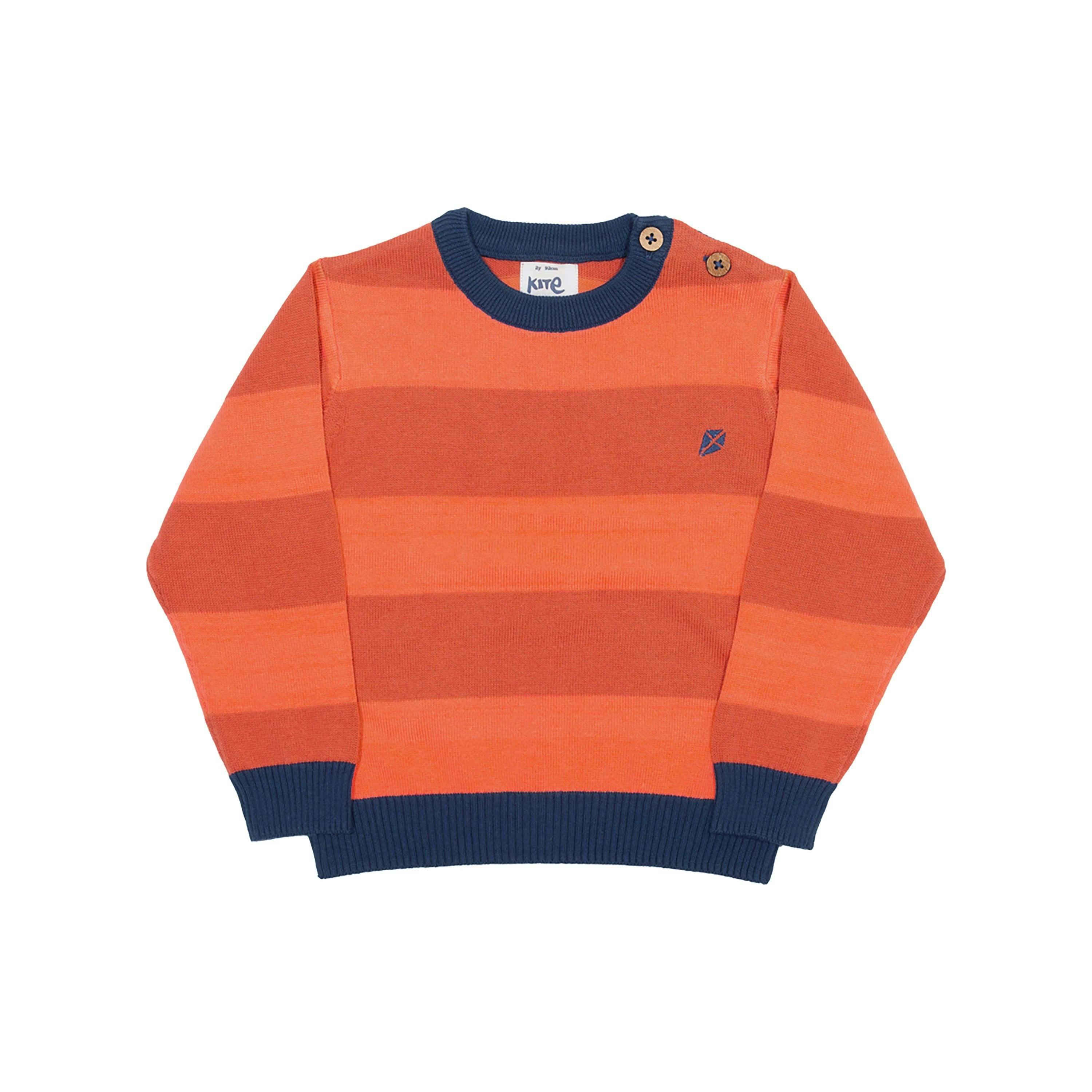 Kids Sunset Stripe Organic Jumper , view 1 of 3