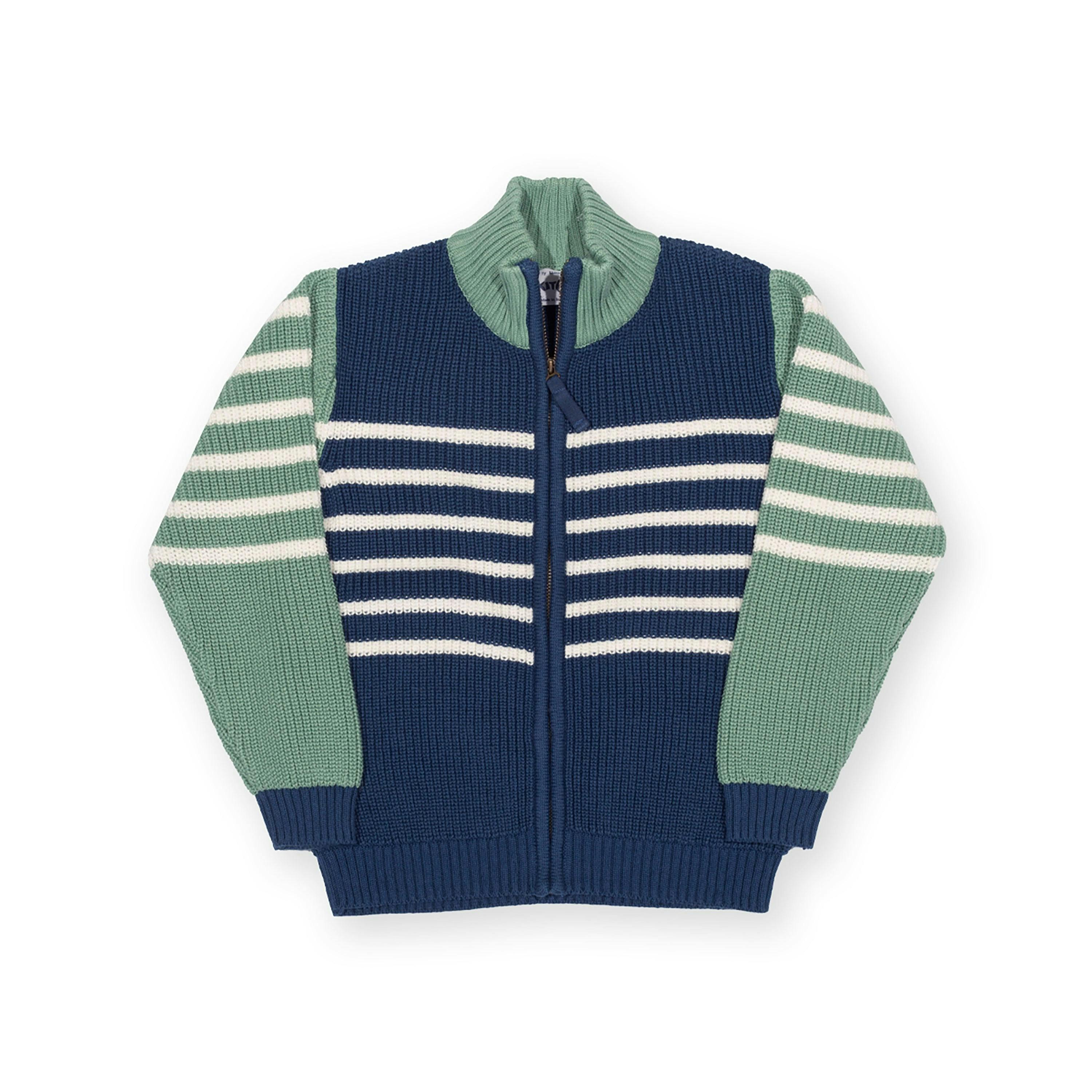 Kids Chunky Knit Organic Cardi , view 1 of 3