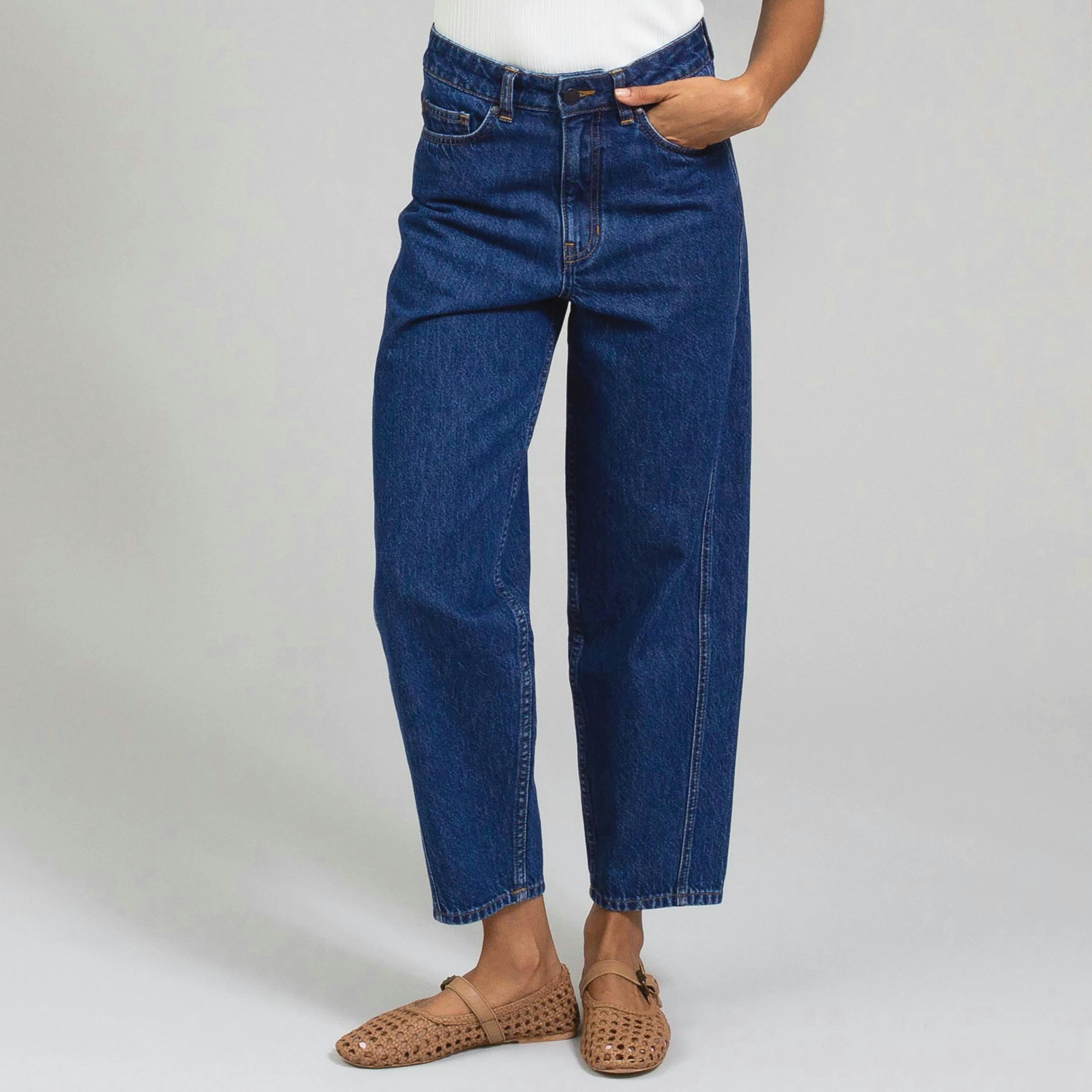 Baiter Barrel Leg Ankle Grazer Jeans , view 3 of 3
