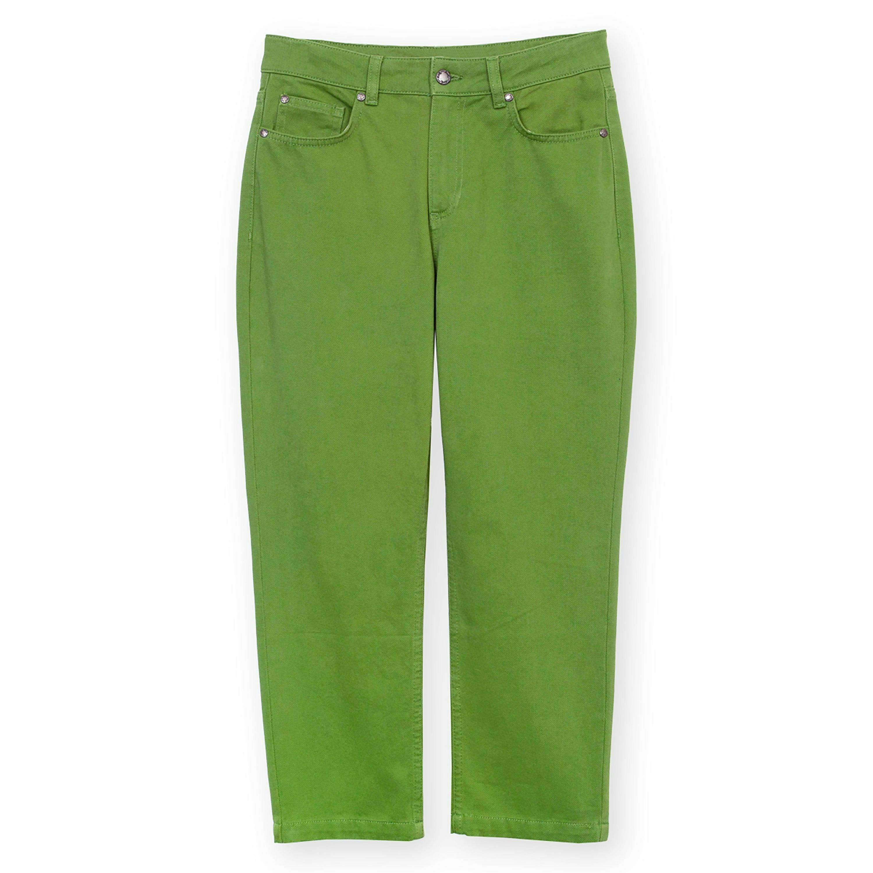 Organic Newton Cropped Straight Leg Jeans Ivy , view 2 of 5