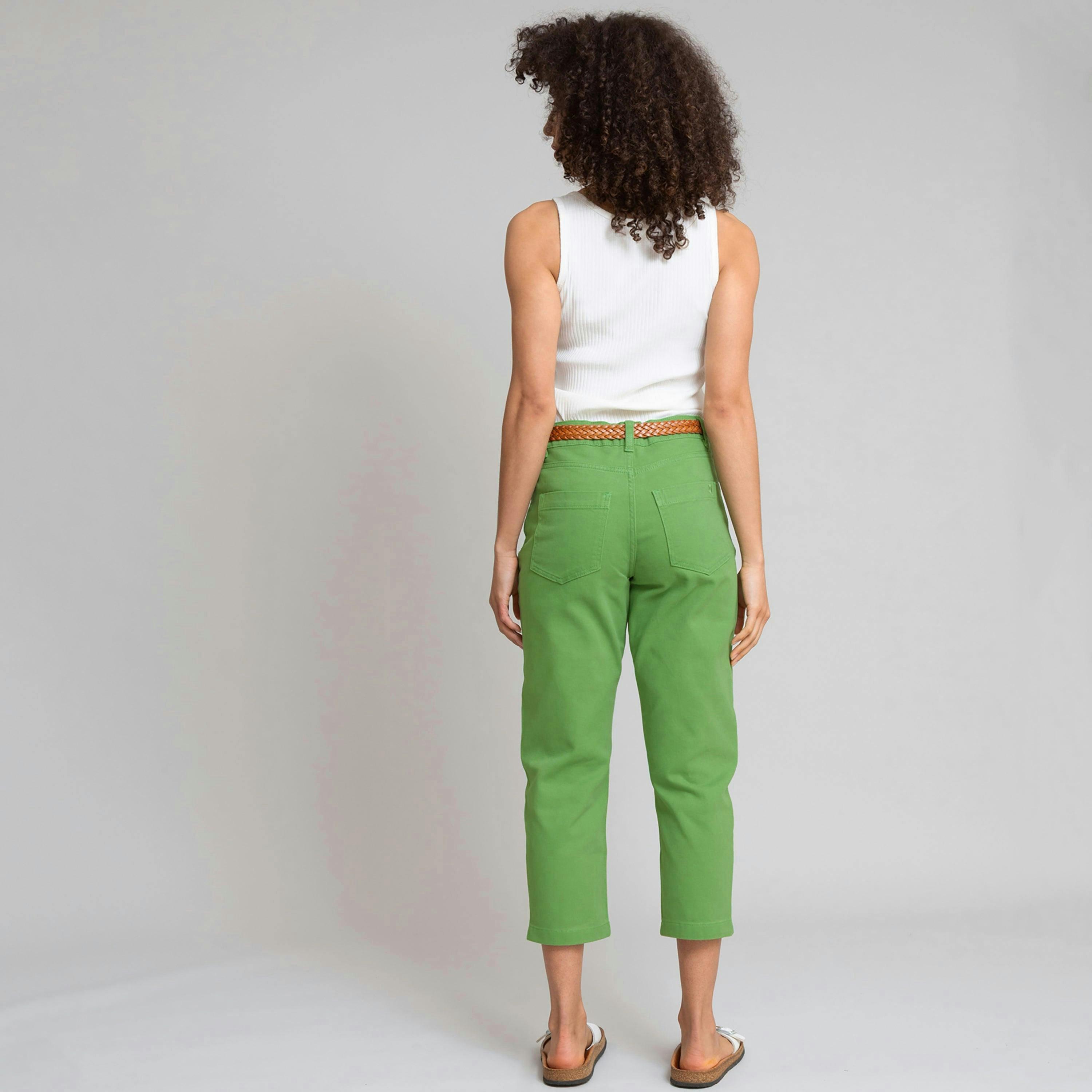 Organic Newton Cropped Straight Leg Jeans Ivy , view 5 of 5