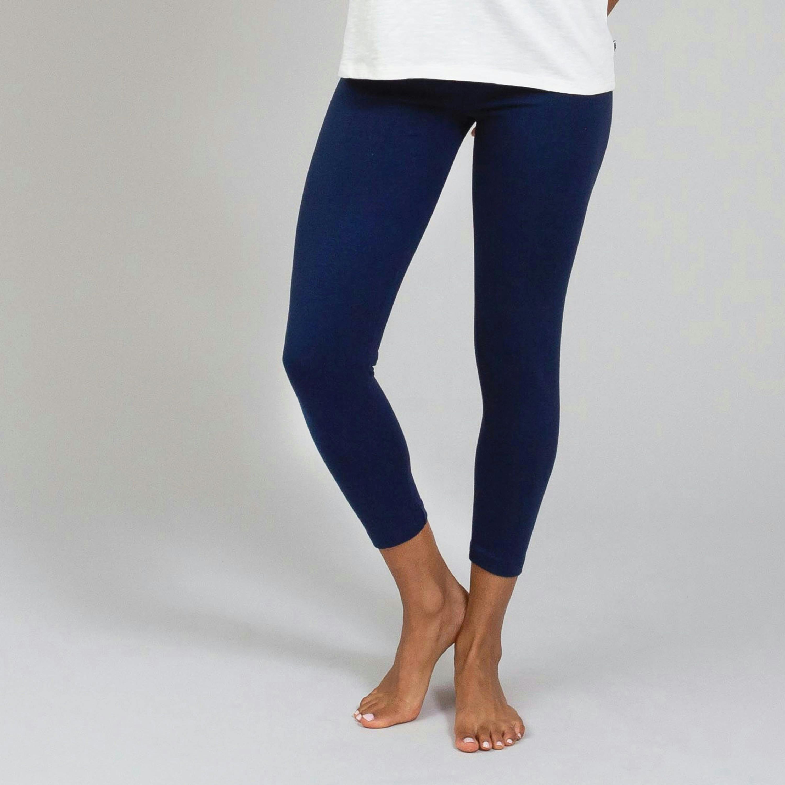 Organic Lytchett 7/8 Leggings Midnight , view 3 of 5