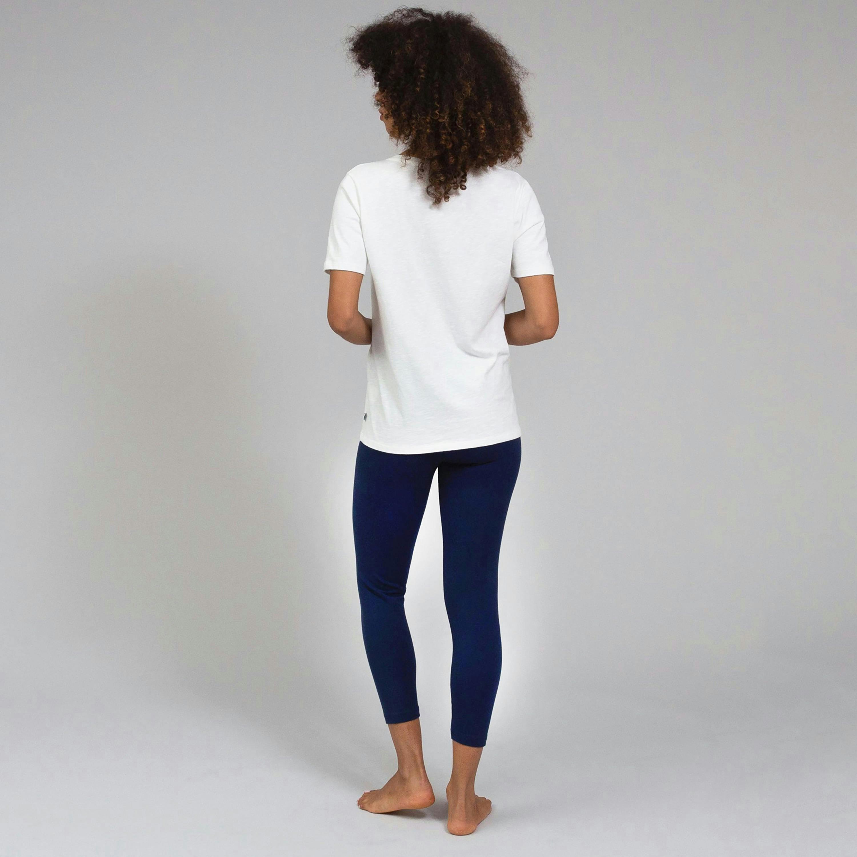 Organic Lytchett 7/8 Leggings Midnight , view 5 of 5