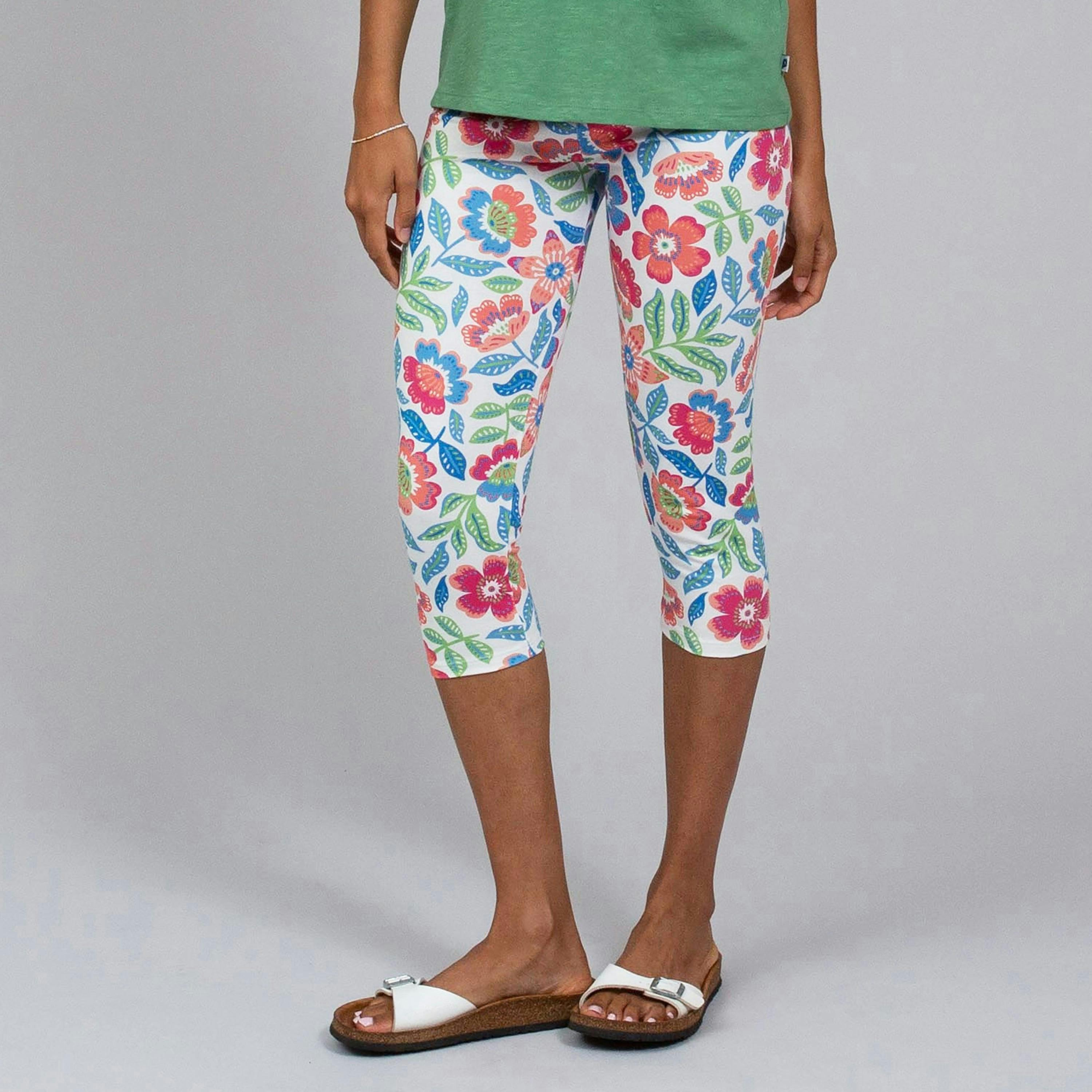 Organic Holt Cropped Leggings Tropicarnival , view 3 of 4