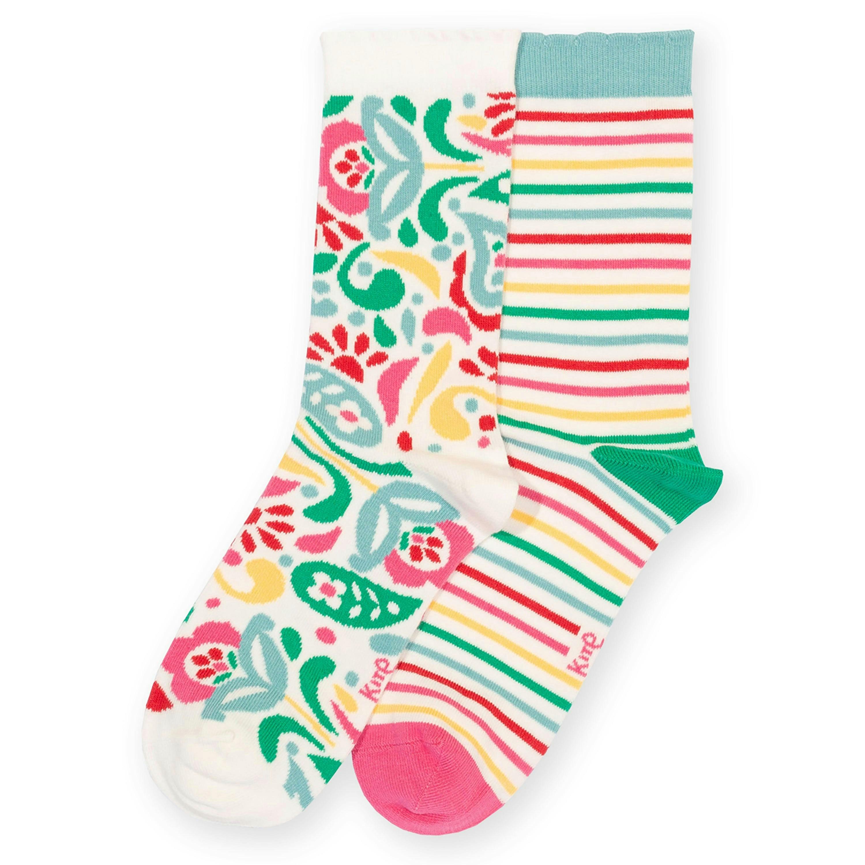Organic Paisley Power Socks , view 1 of 1