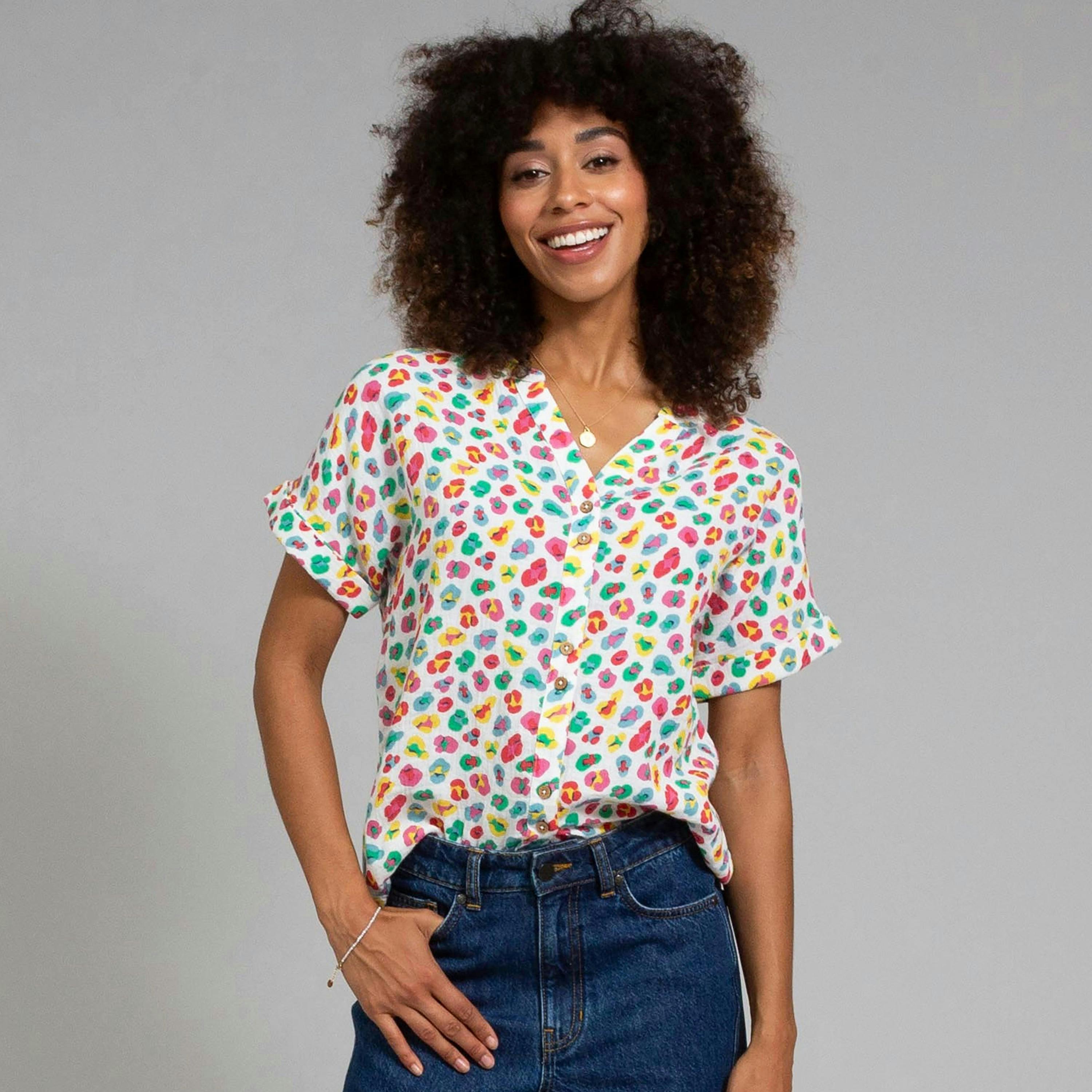 Organic Holwell Muslin Blouse Wild And Free , view 1 of 3