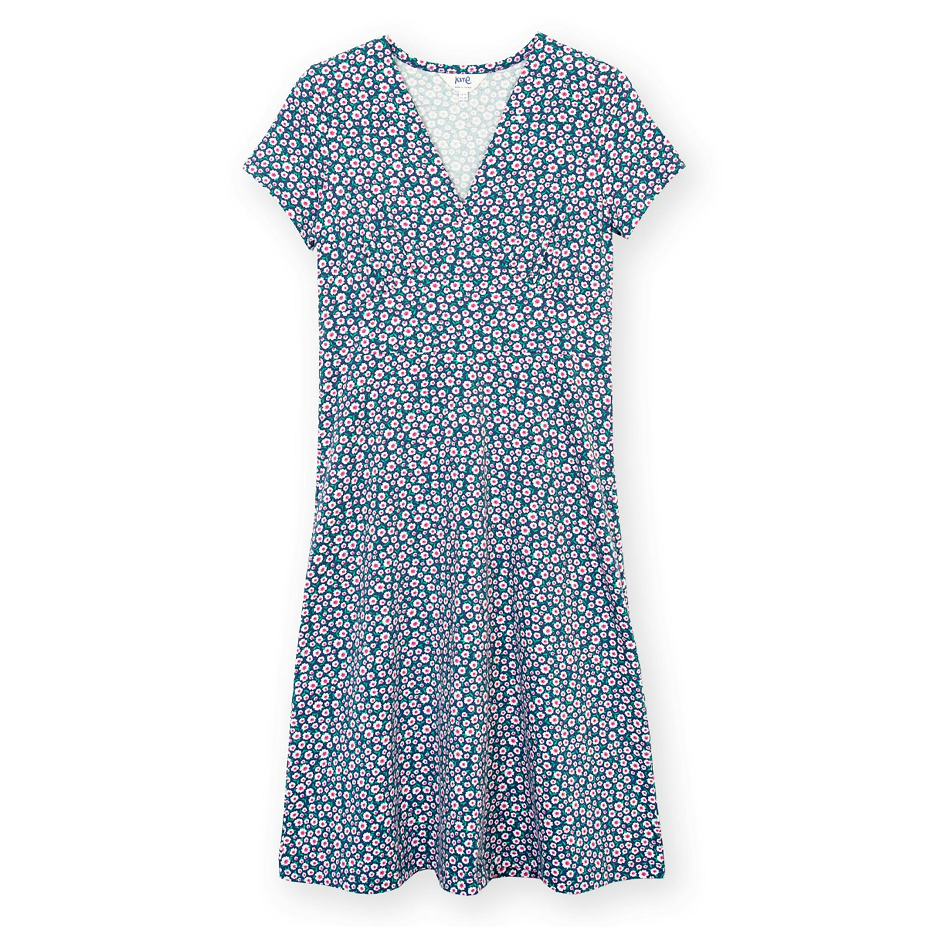 Organic Cheselbourne Jersey Dress Little Blossom , view 2 of 4
