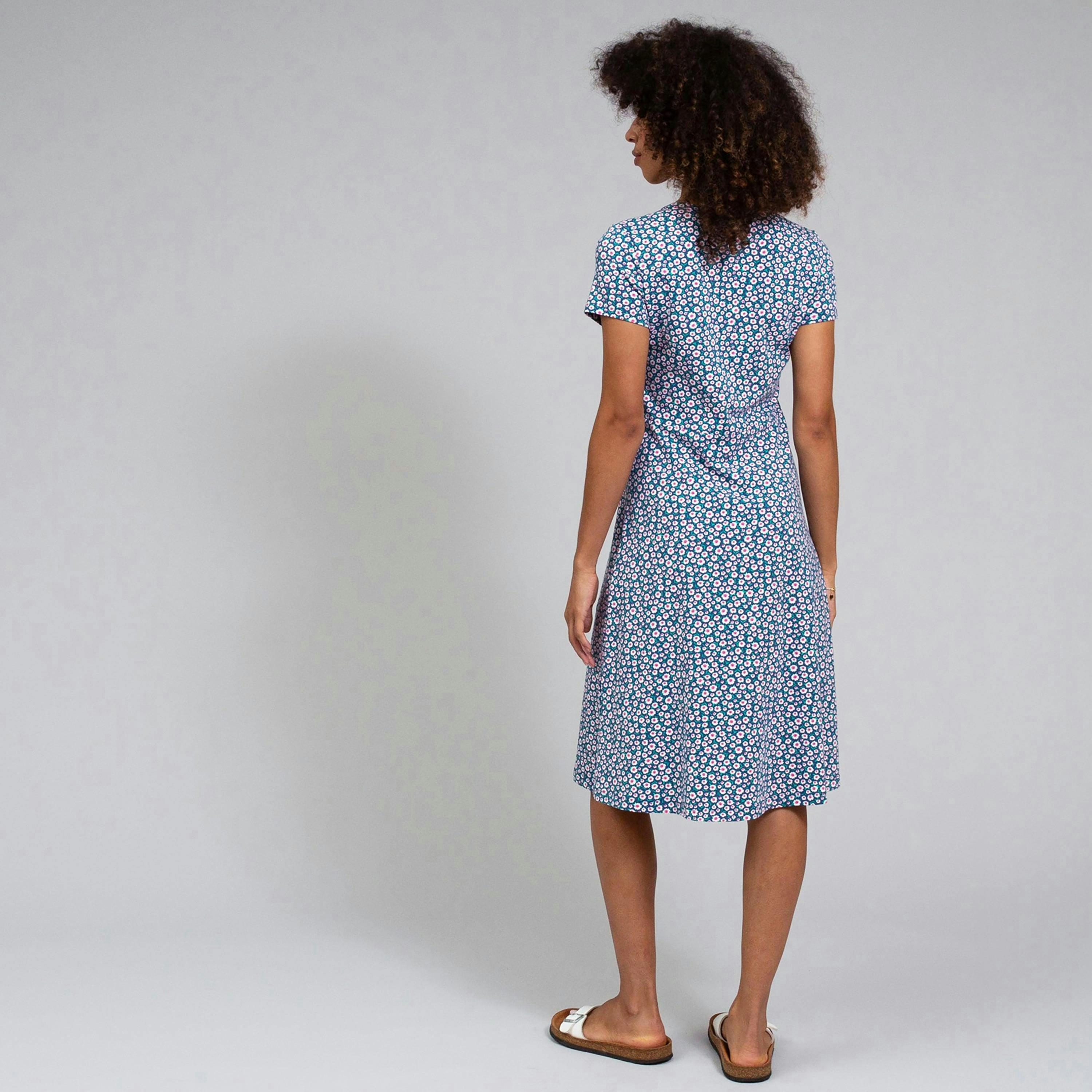 Organic Cheselbourne Jersey Dress Little Blossom , view 4 of 4