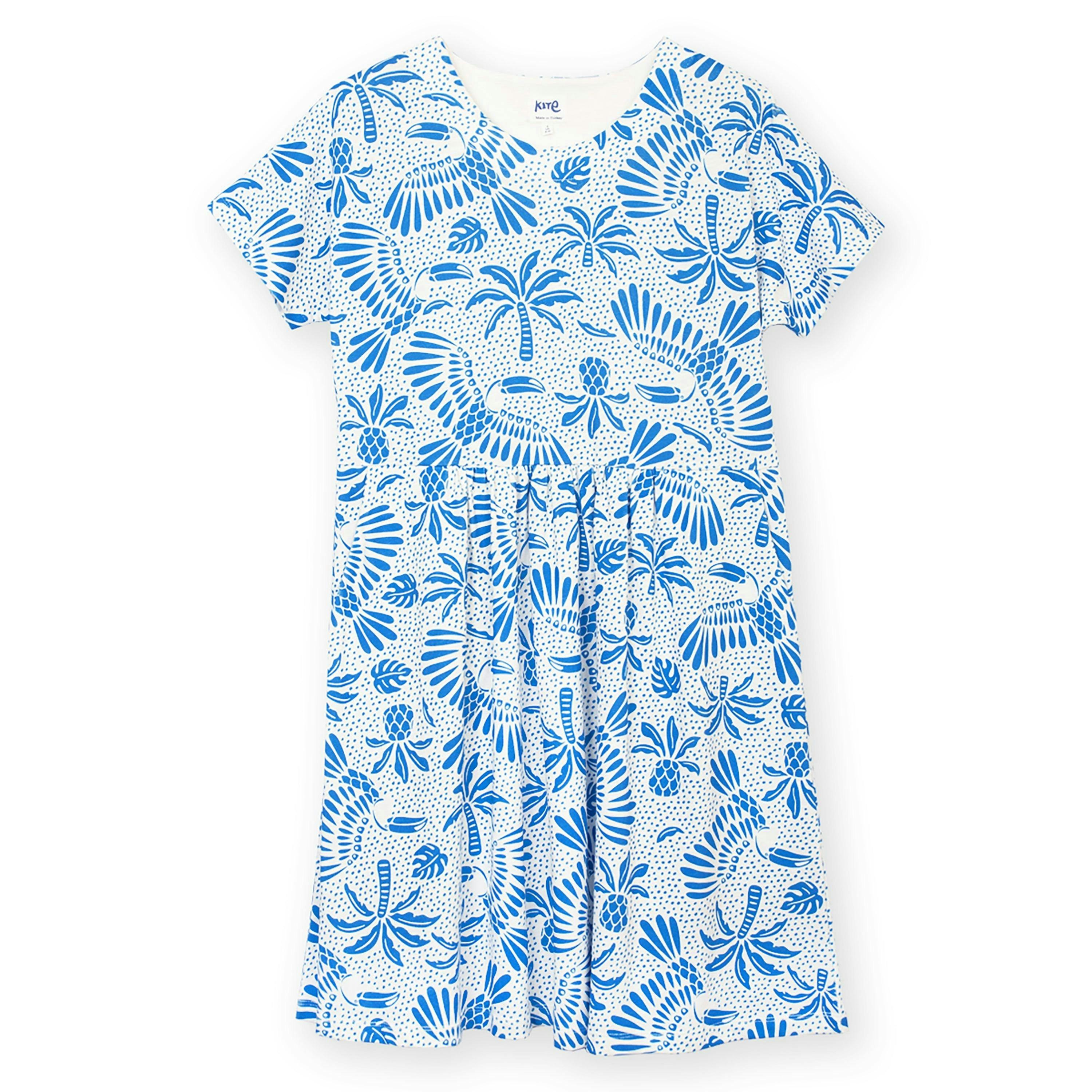 Organic Harbour Slub Jersey Dress Toucan Do It , view 2 of 4