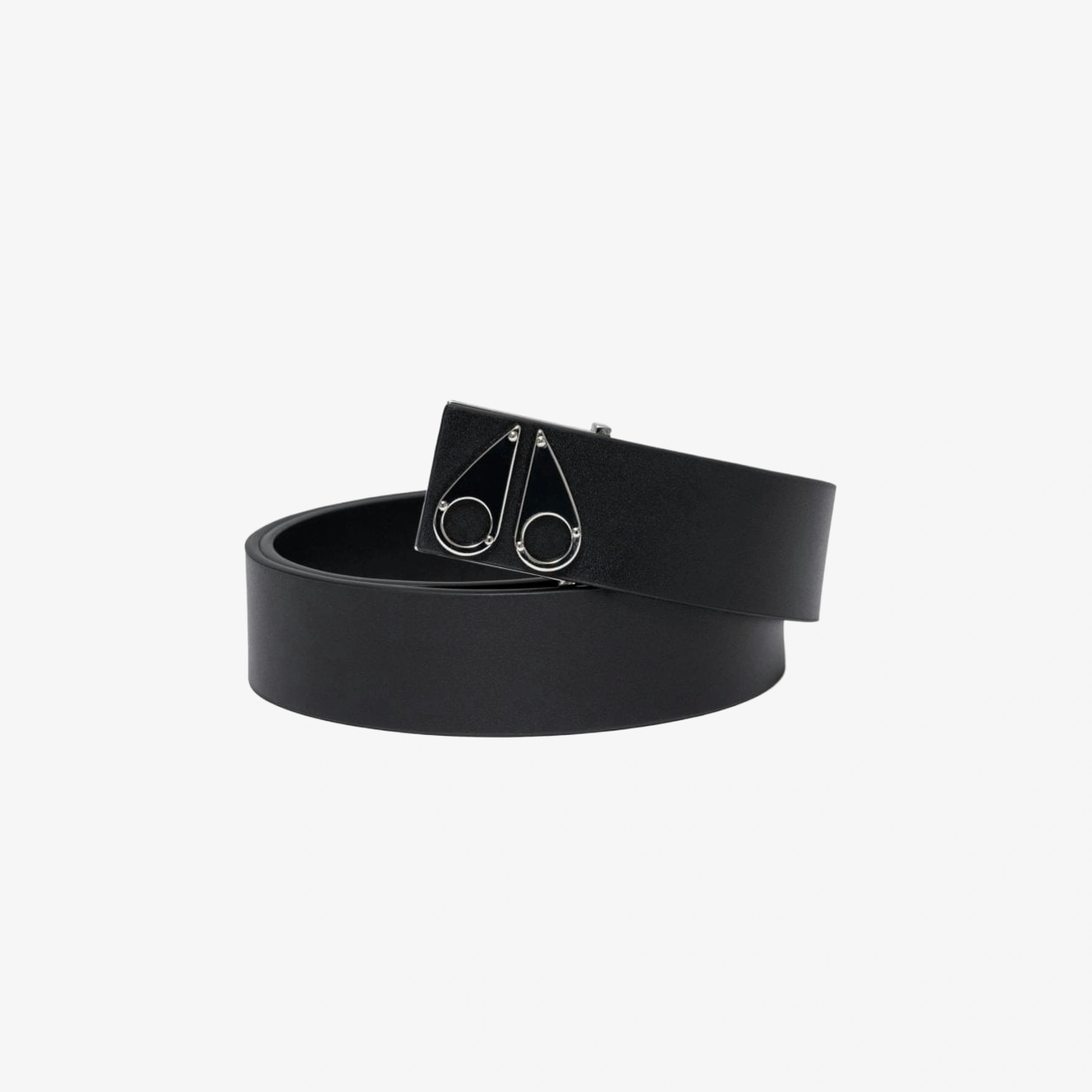 Moose Knuckles Belt  in Black , view 3 of 4