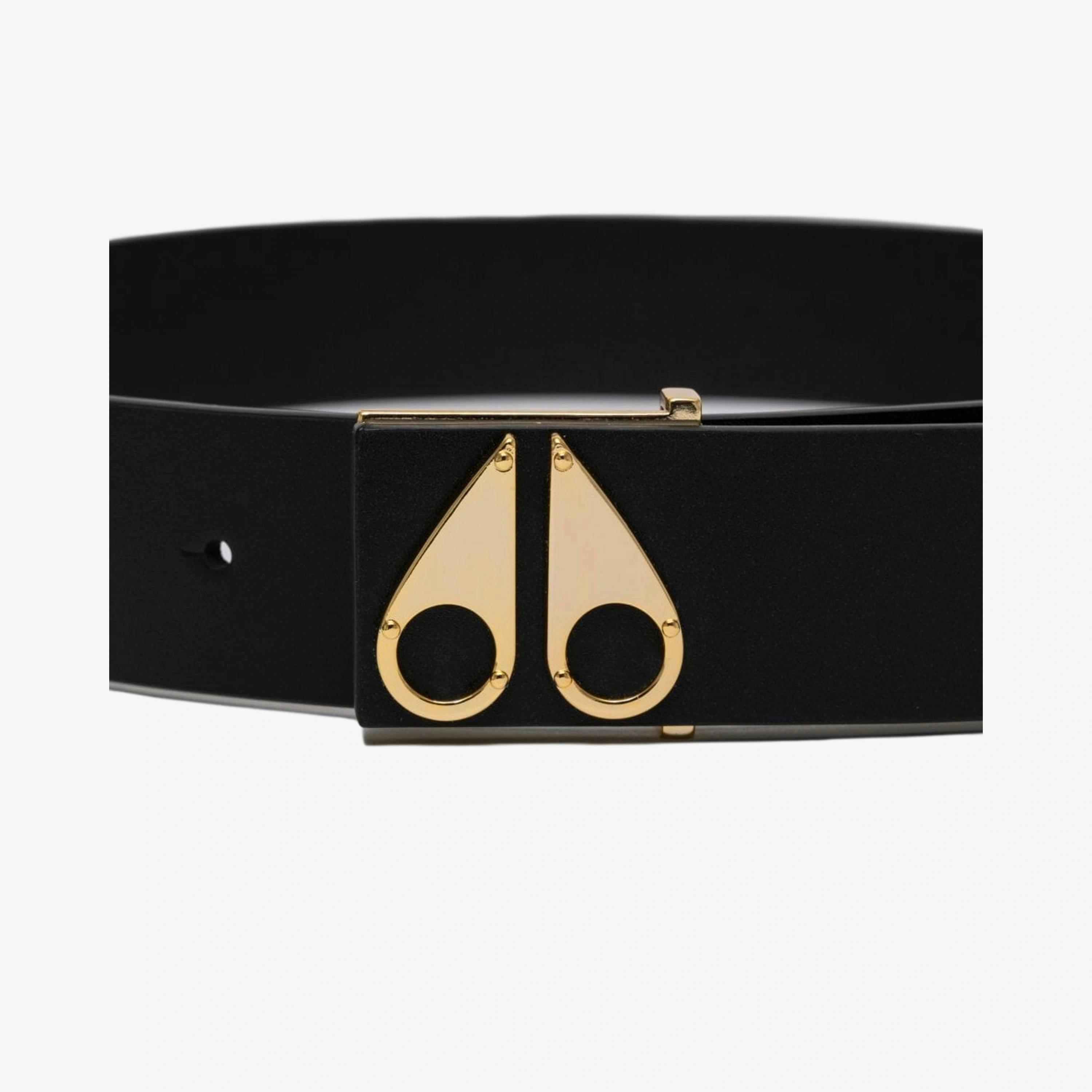 Moose Knuckles Belt  in Black , view 4 of 4