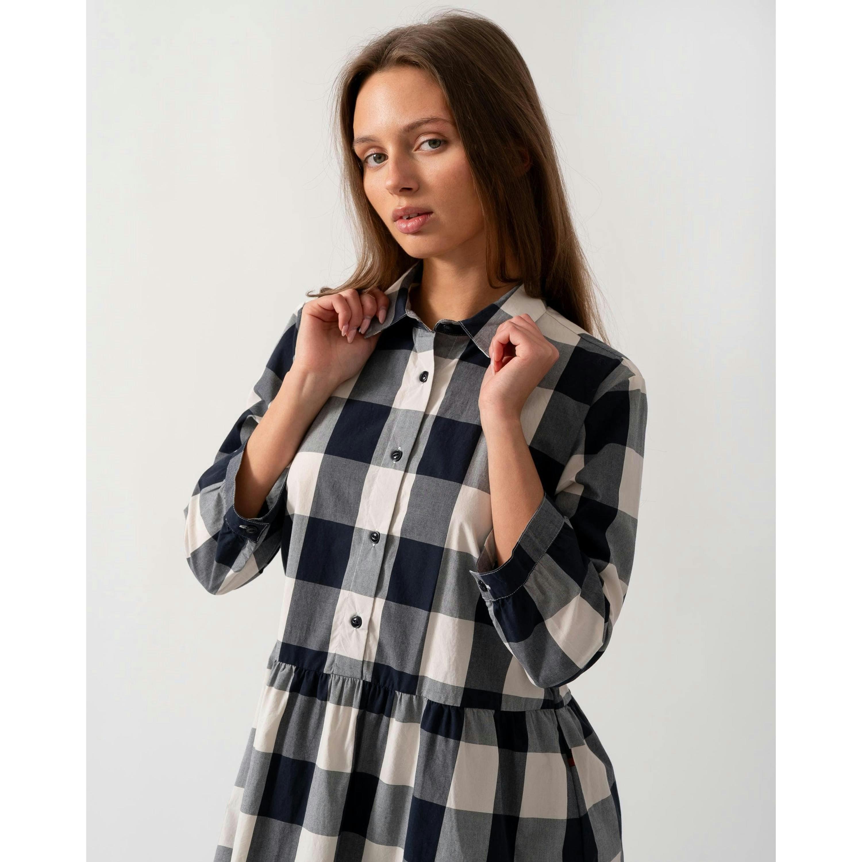 Woolrich Patterned Dress  in Grey , view 3 of 4