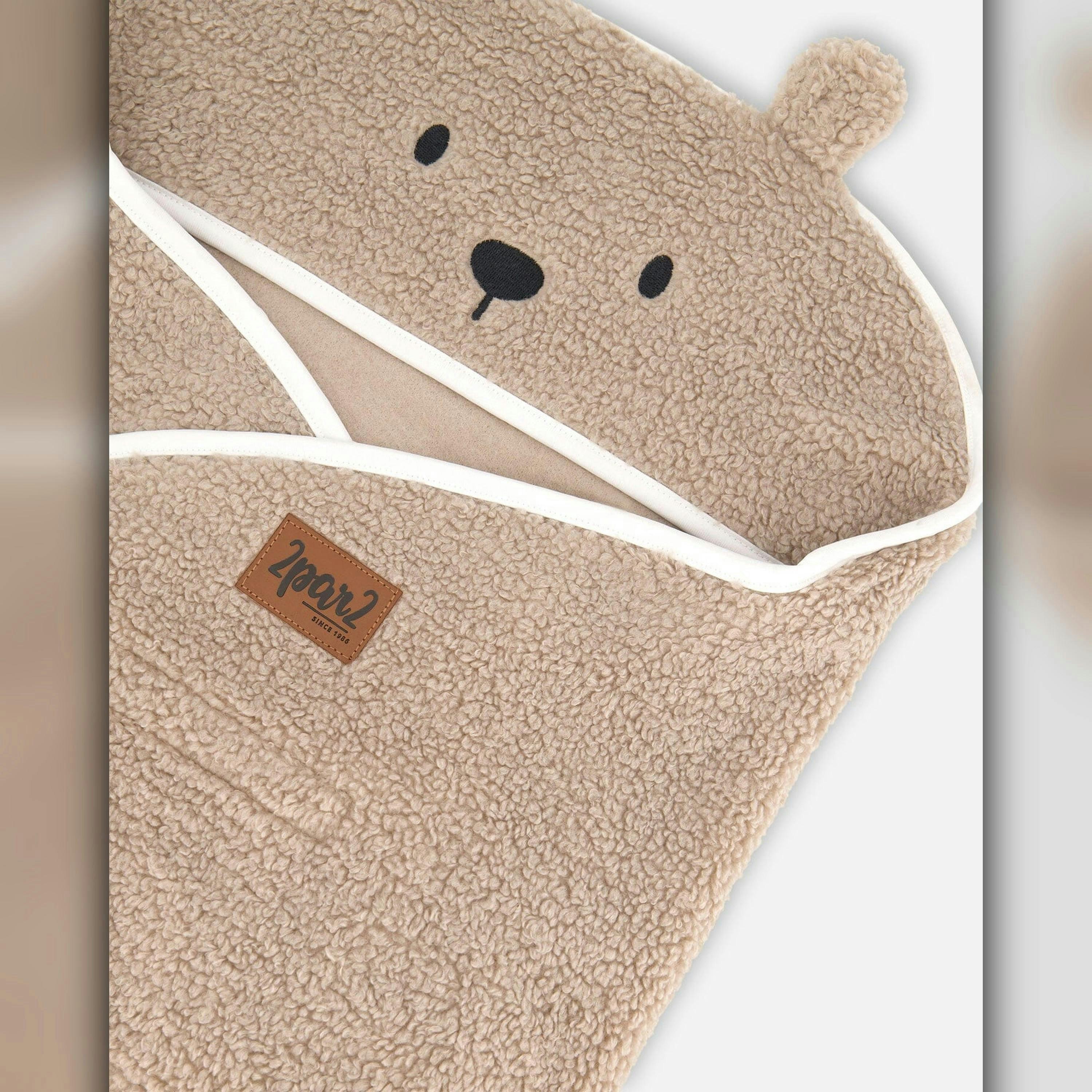 Baby Cocoon Brown Blanket For Car Seat and Stroller , view 5 of 5
