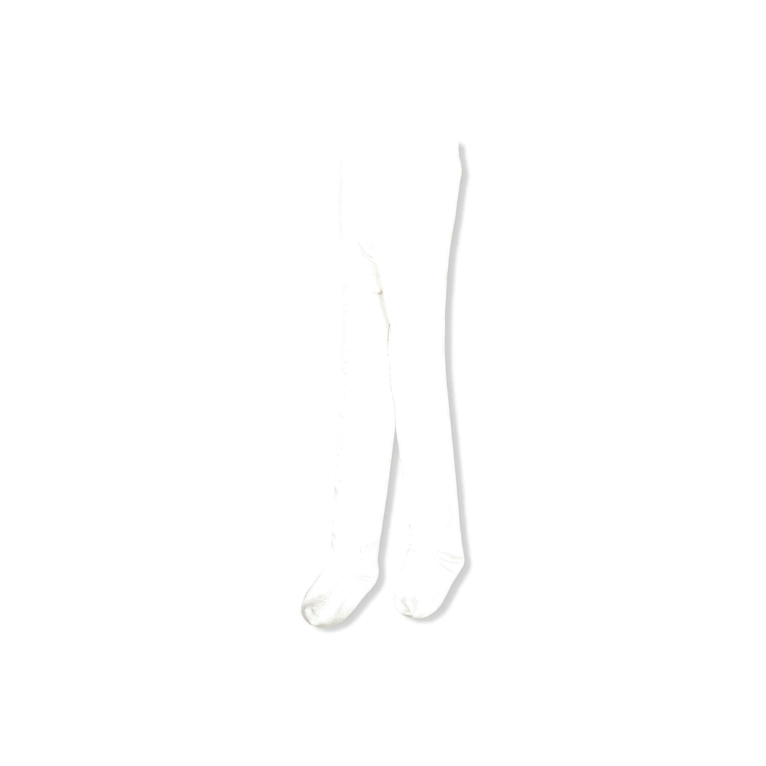 Cable Tights Off White , view 2 of 3