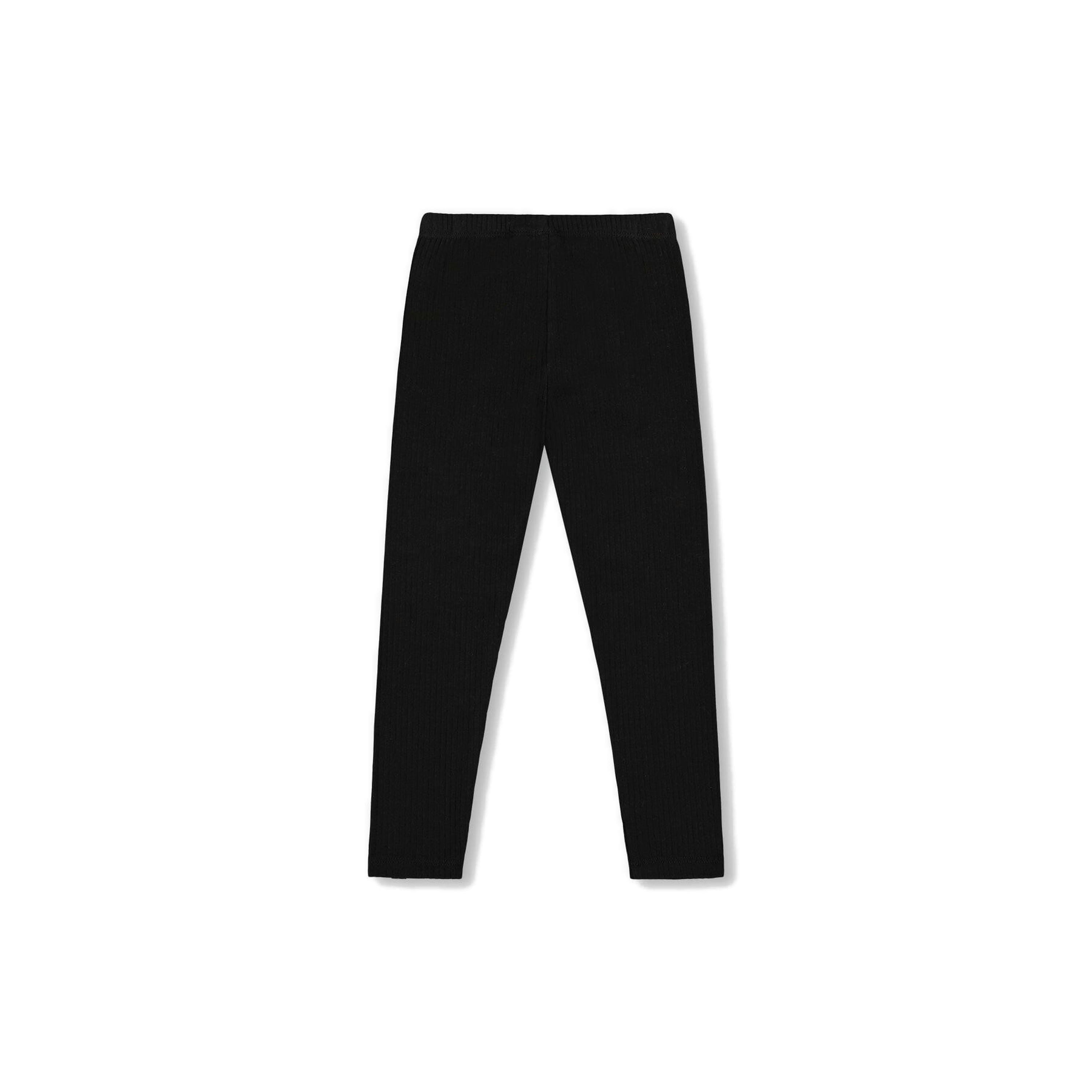 Ribbed Leggings Black , view 2 of 3