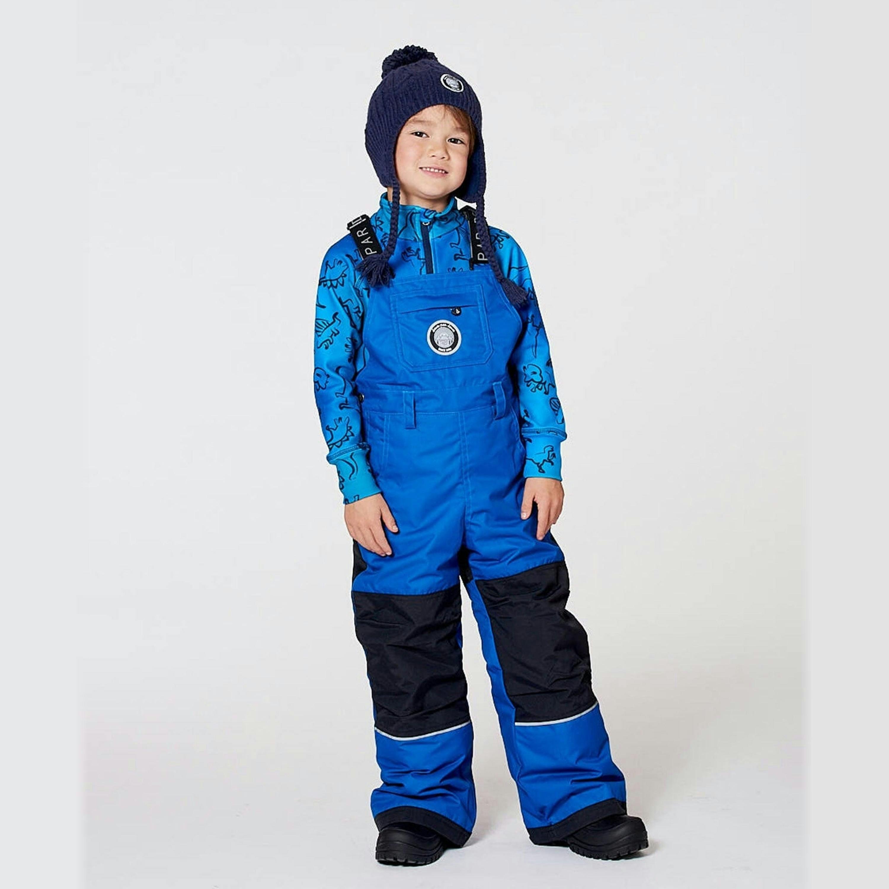 Solid Play Overall Snow Bib Blue , view 2 of 5