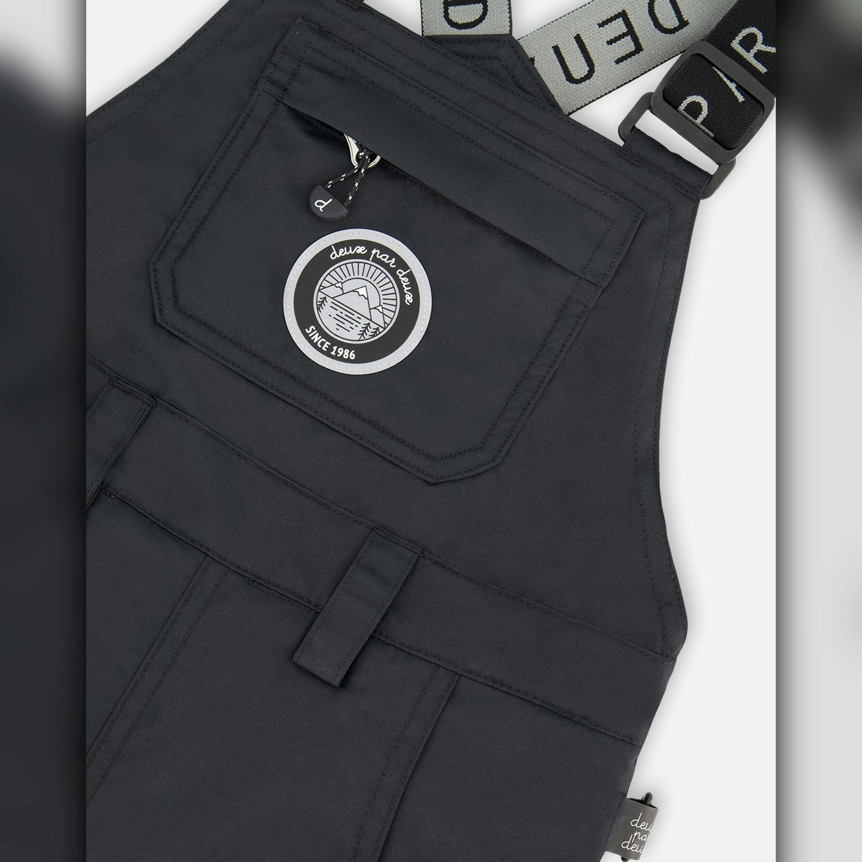 Solid Play Overall Snow Bib Black , view 4 of 5