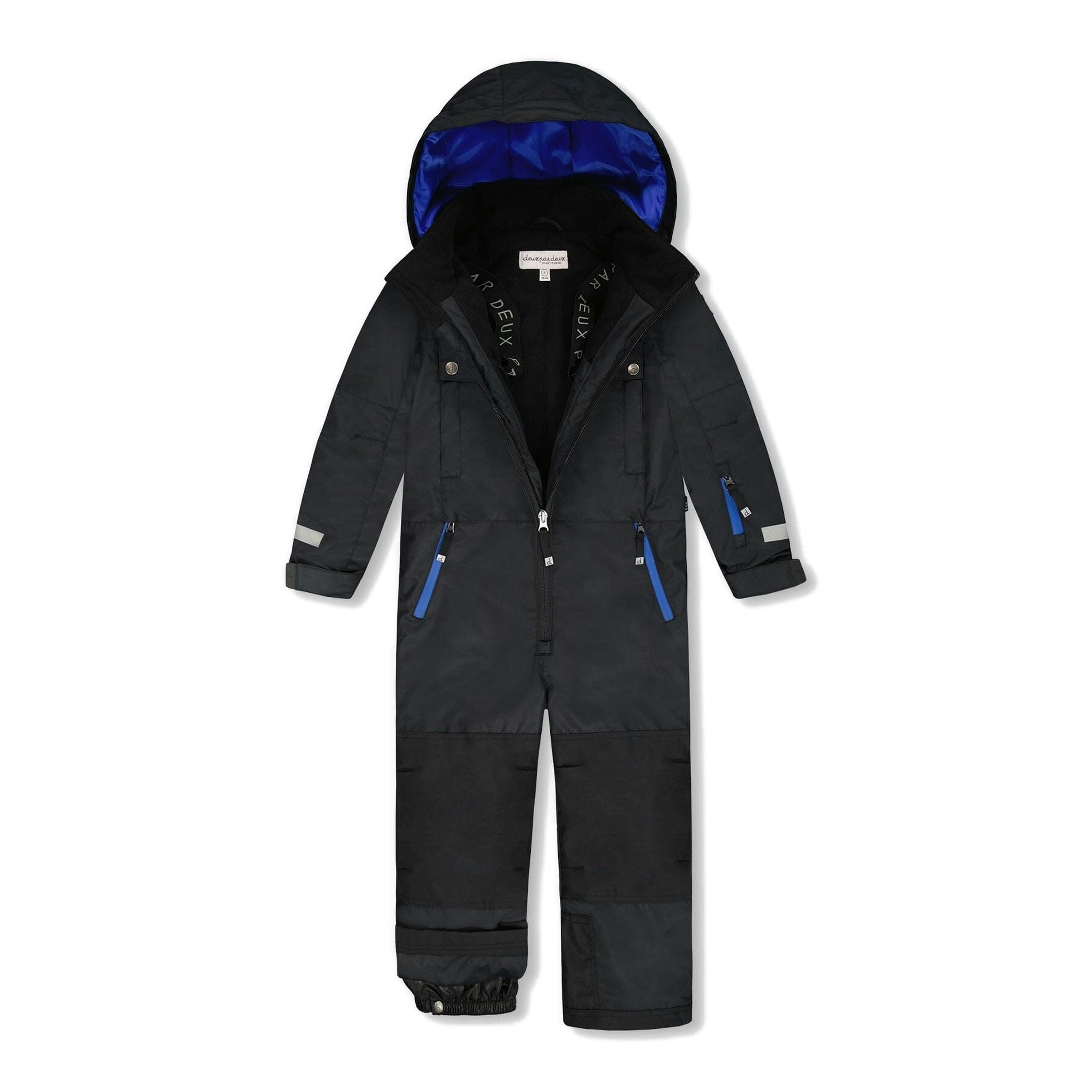 Solid One-Piece Teknik Snowsuit Black , view 3 of 6