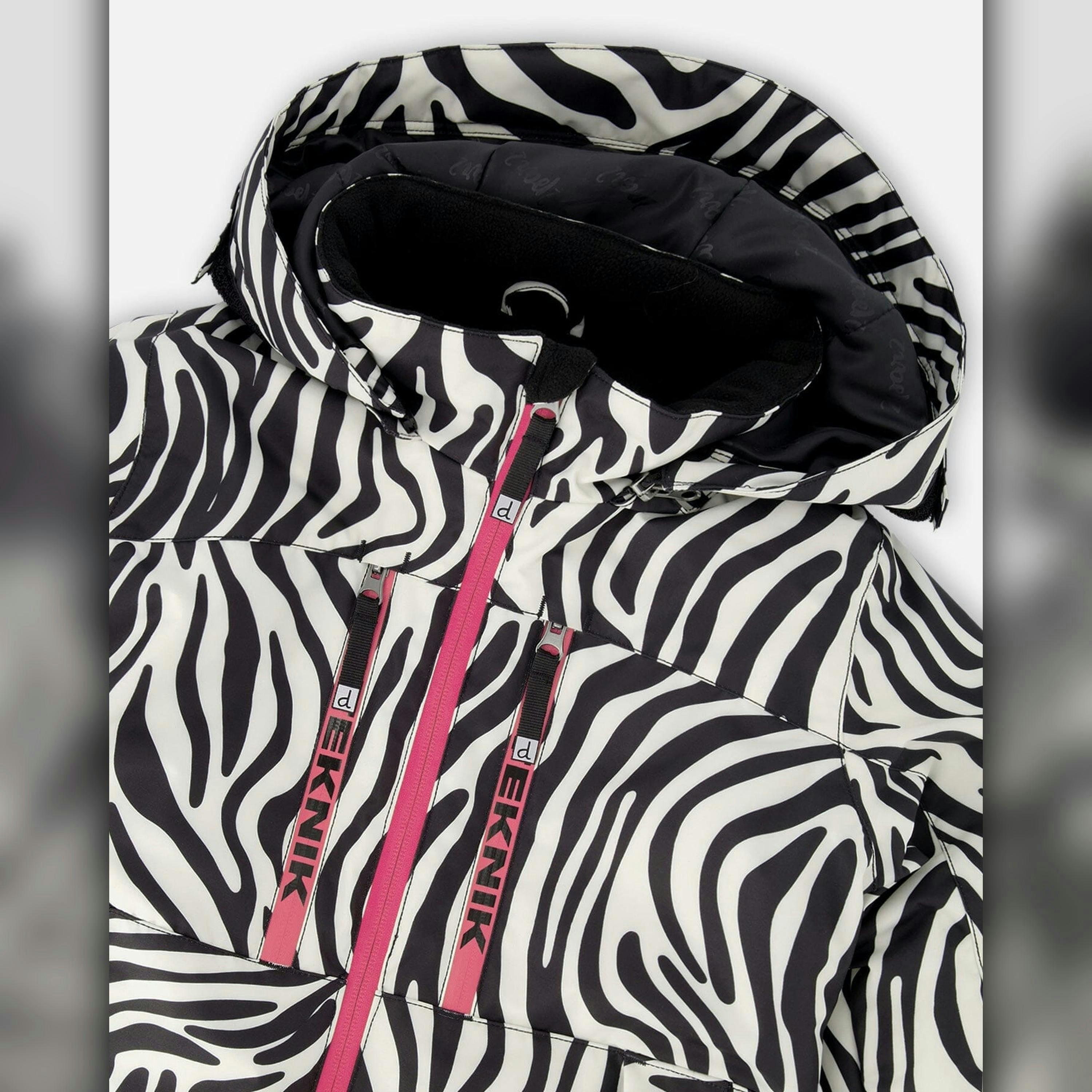 Two-Piece Teknik Snowsuit Zebra Print , view 5 of 6