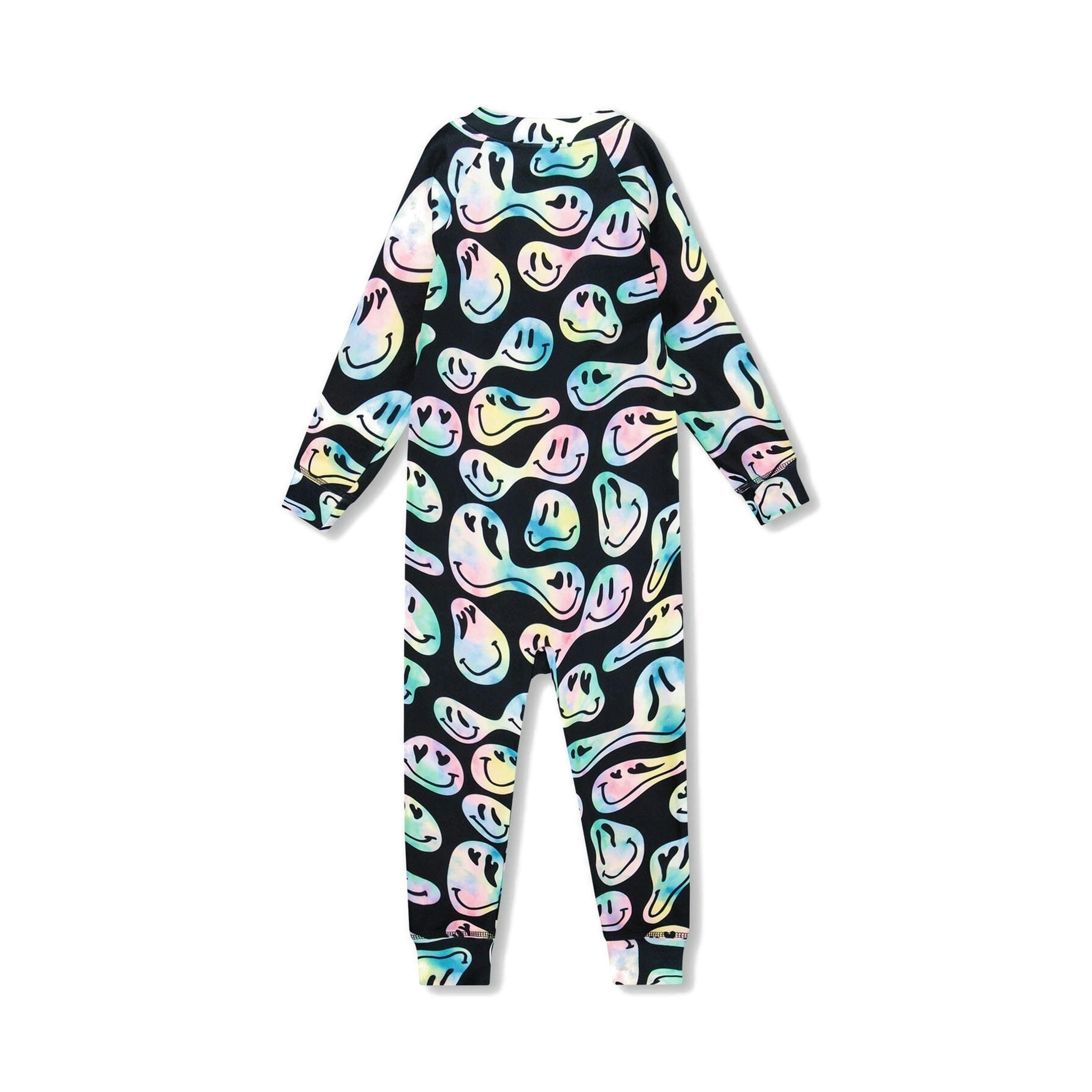 One-Piece Thermal Underwear Smiley Face Girl , view 3 of 5
