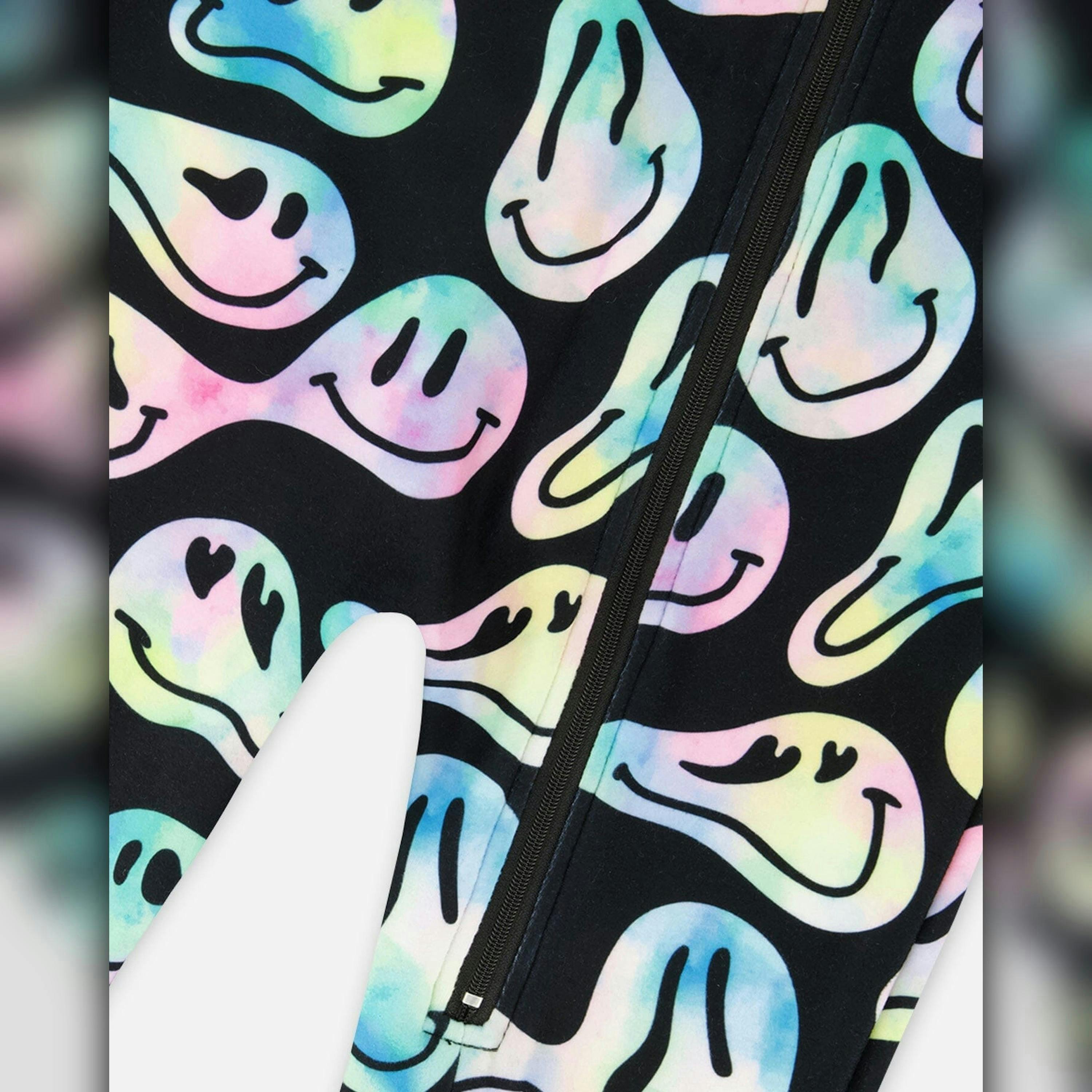 One-Piece Thermal Underwear Smiley Face Girl , view 4 of 5