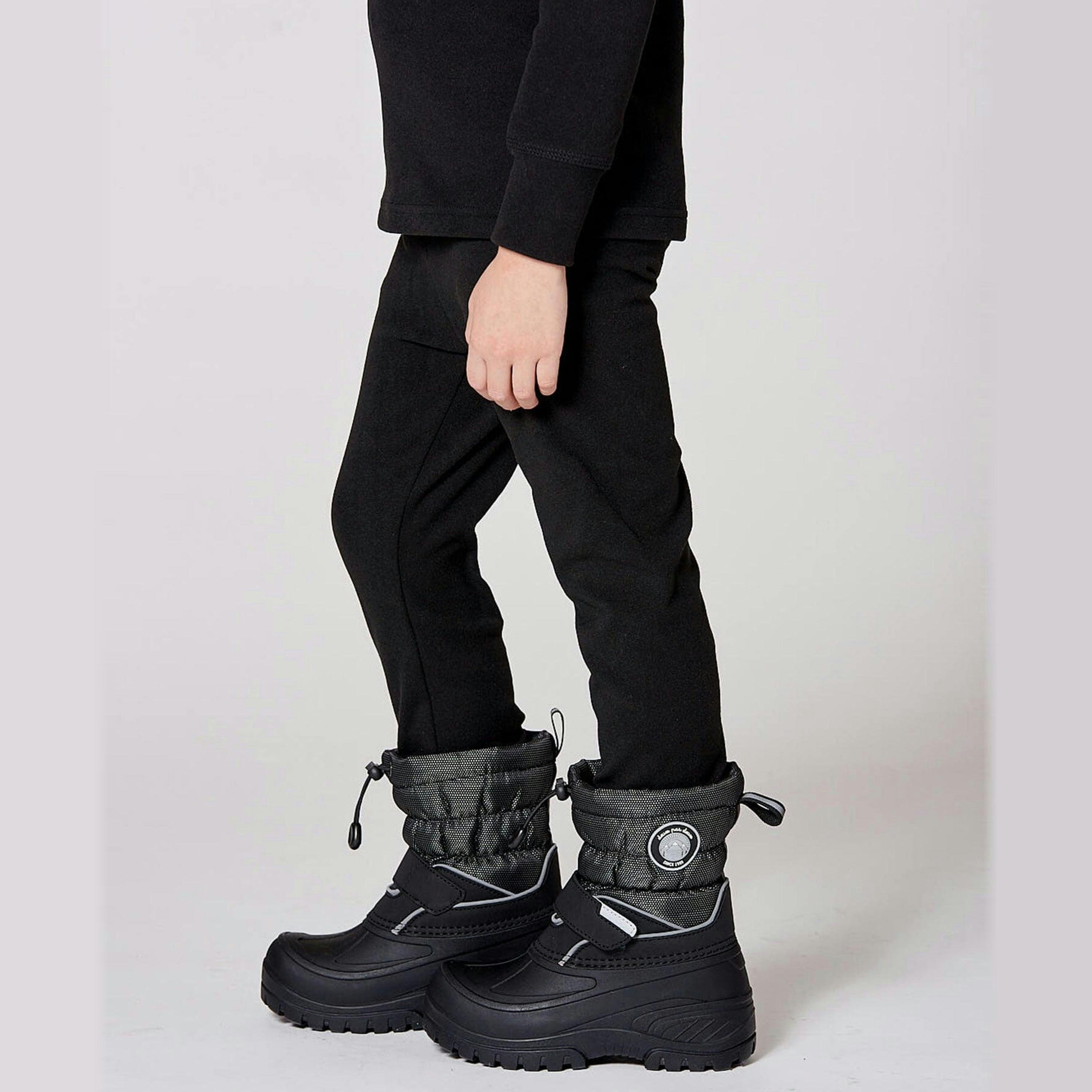 Winter Boots Solid Black , view 3 of 6